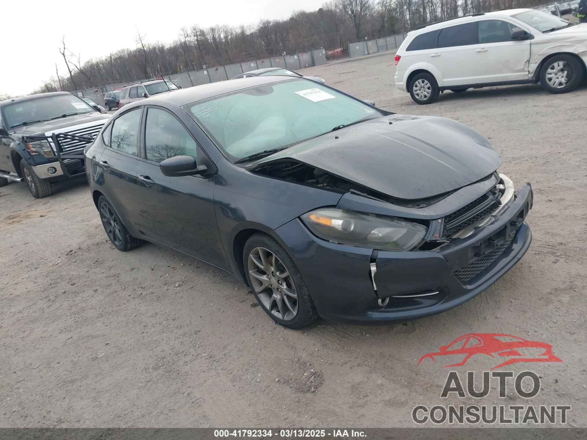 DODGE DART 2013 - 1C3CDFBA2DD316822
