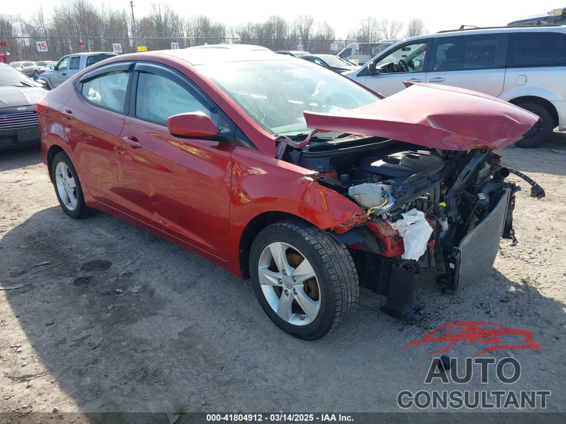 HYUNDAI ELANTRA 2013 - KMHDH4AE9DU770168