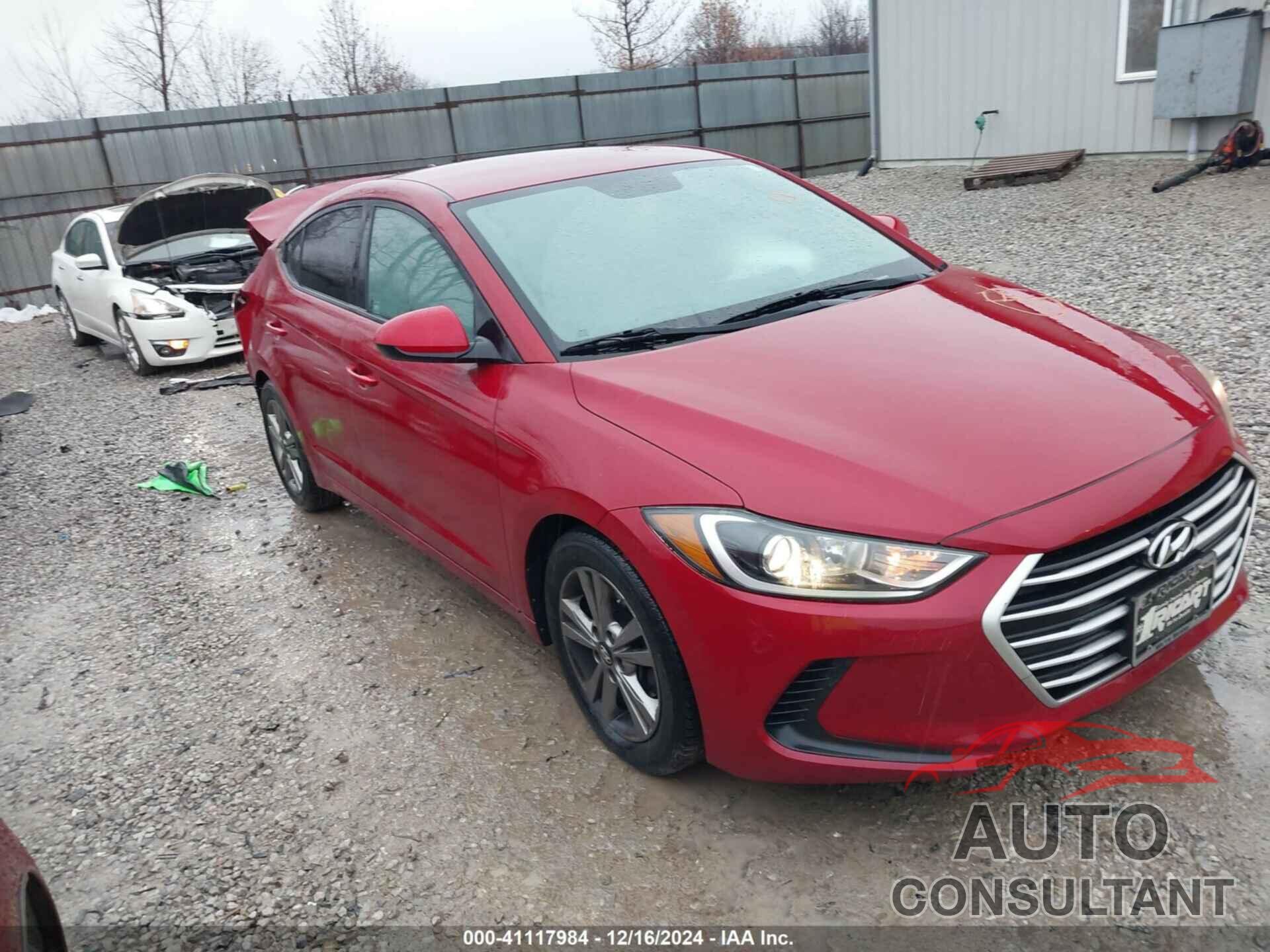 HYUNDAI ELANTRA 2017 - KMHD84LFXHU370485