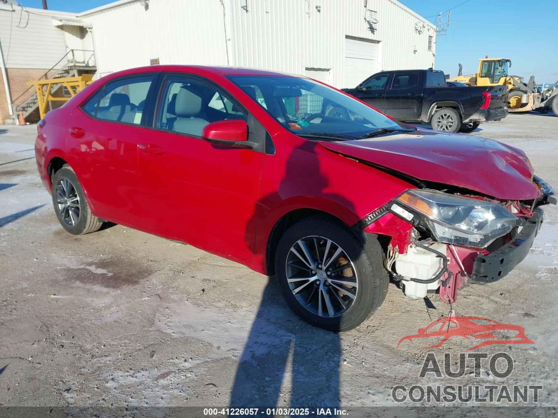 TOYOTA COROLLA 2016 - 2T1BURHE1GC595460