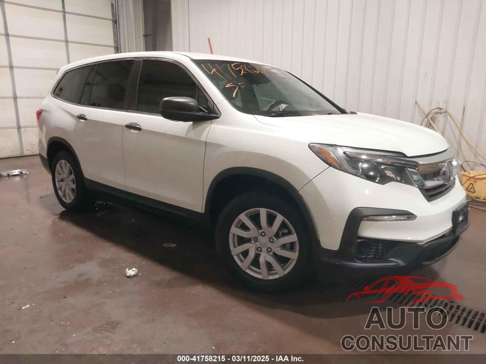 HONDA PILOT 2019 - 5FNYF6H13KB086295