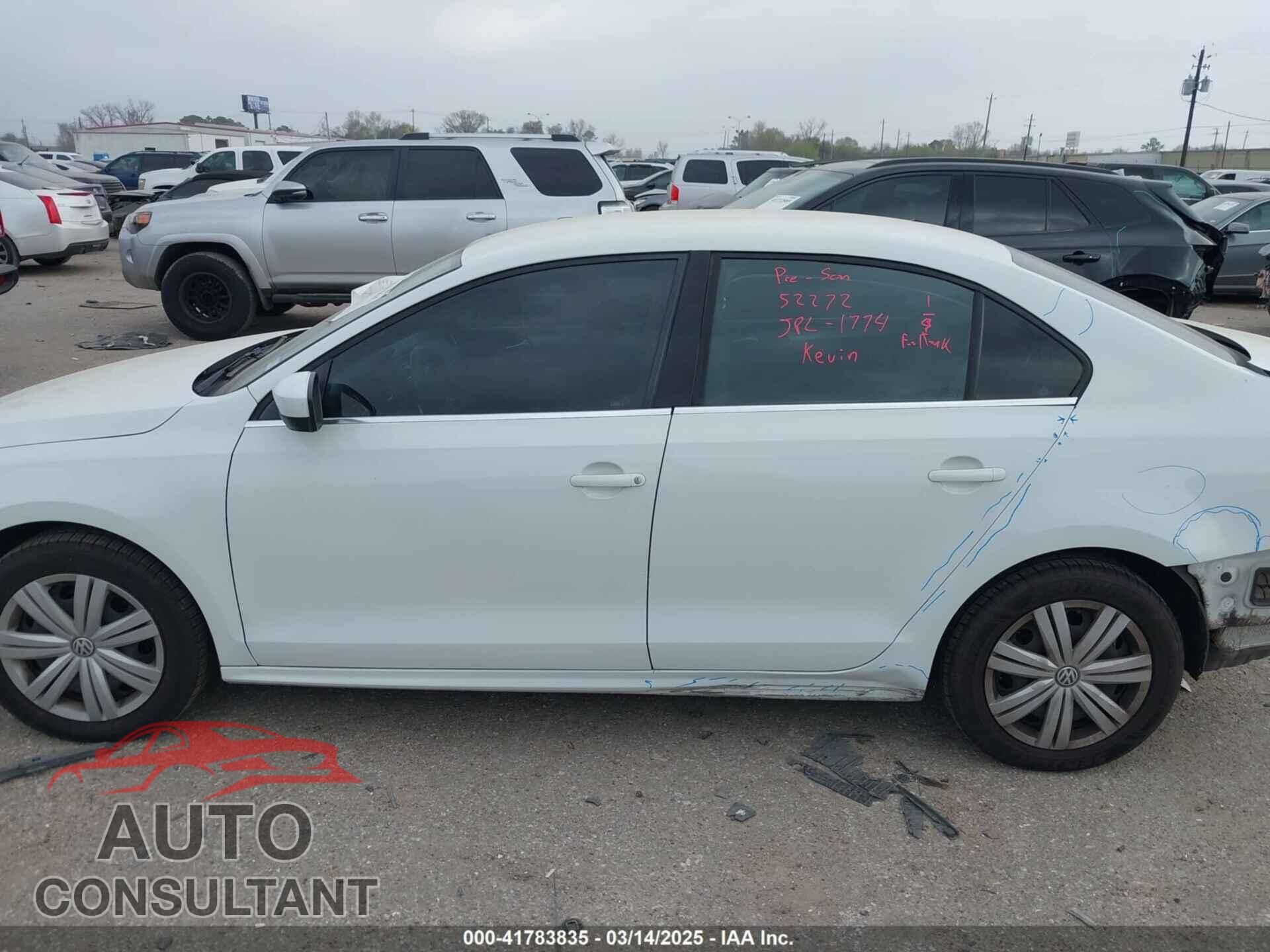 VOLKSWAGEN JETTA 2017 - 3VW2B7AJ3HM349002