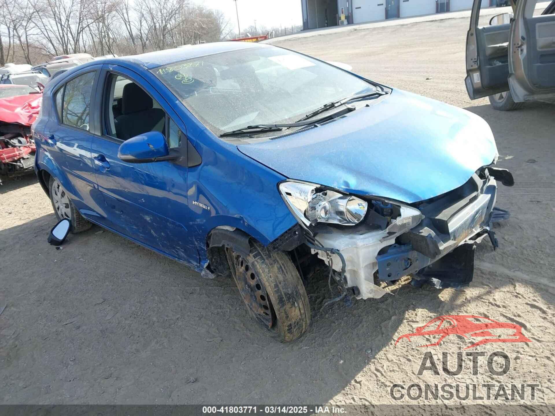 TOYOTA PRIUS C 2012 - JTDKDTB31C1515223