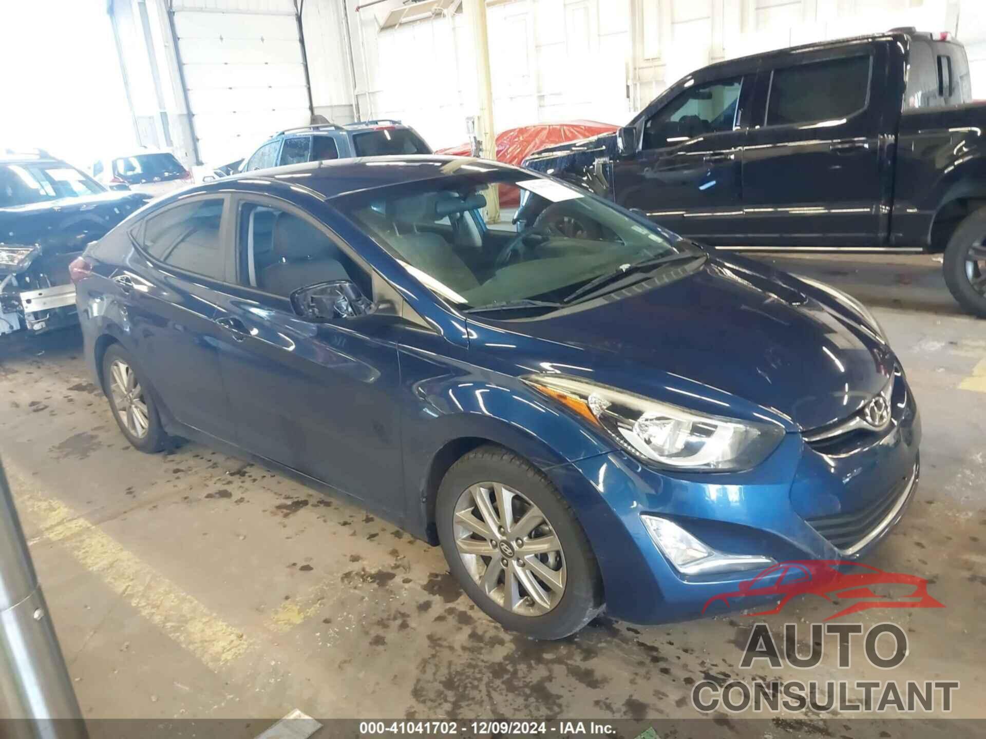 HYUNDAI ELANTRA 2016 - 5NPDH4AE3GH752249