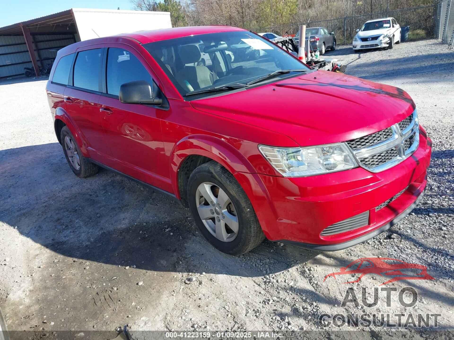 DODGE JOURNEY 2013 - 3C4PDCAB5DT601756
