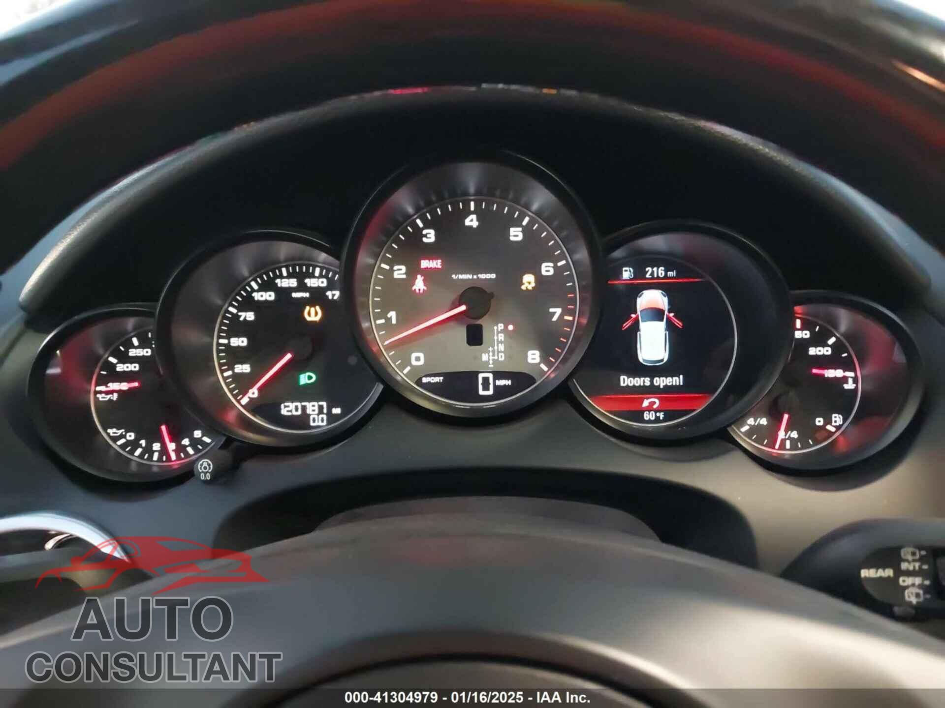 PORSCHE CAYENNE 2011 - WP1AB2A20BLA47233