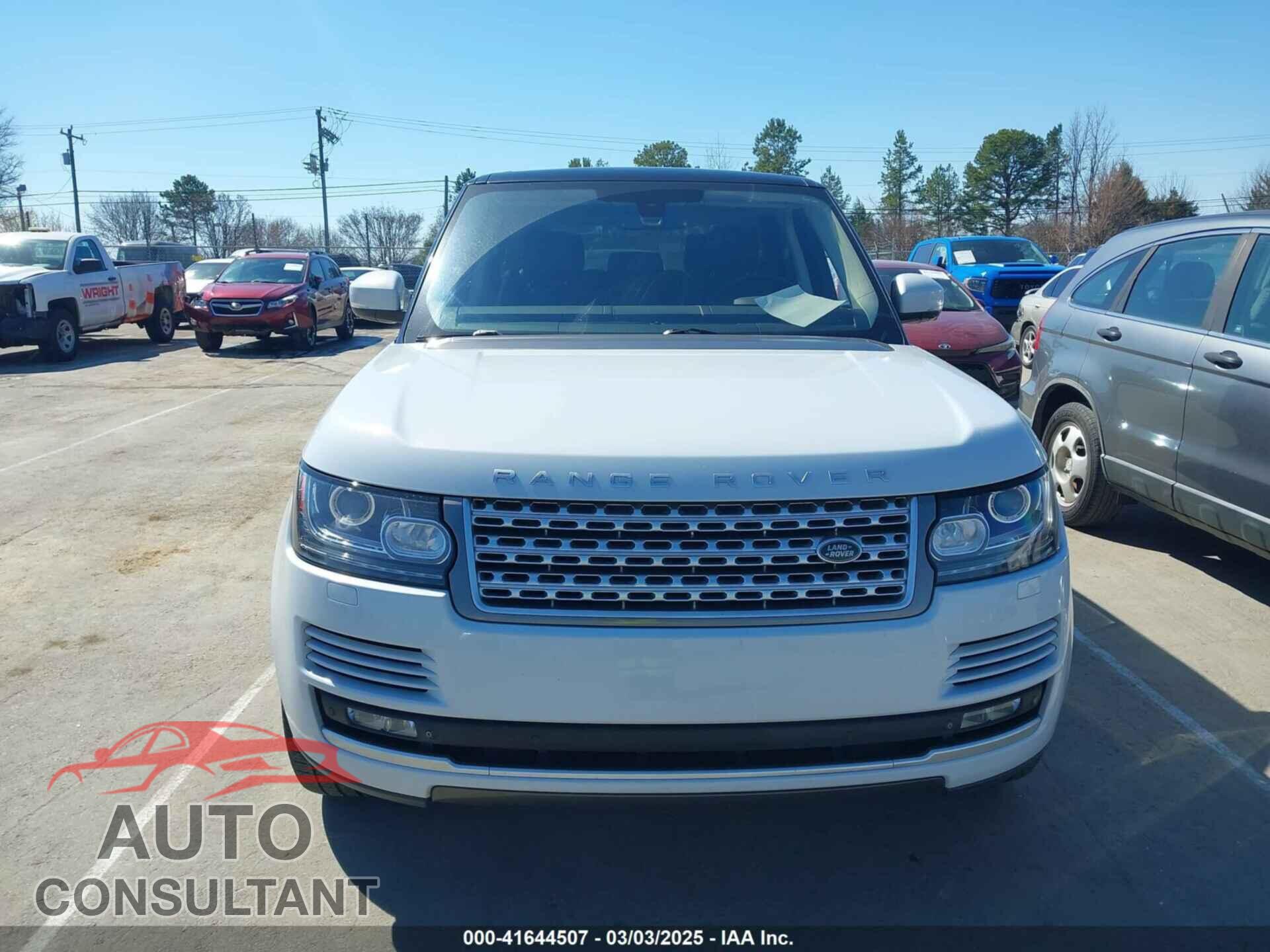 LAND ROVER RANGE ROVER 2015 - SALGS2VF4FA238480
