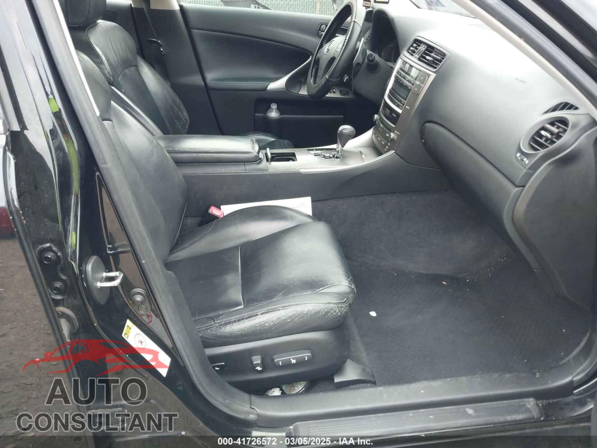 LEXUS IS 250 2010 - JTHBF5C23A5110349