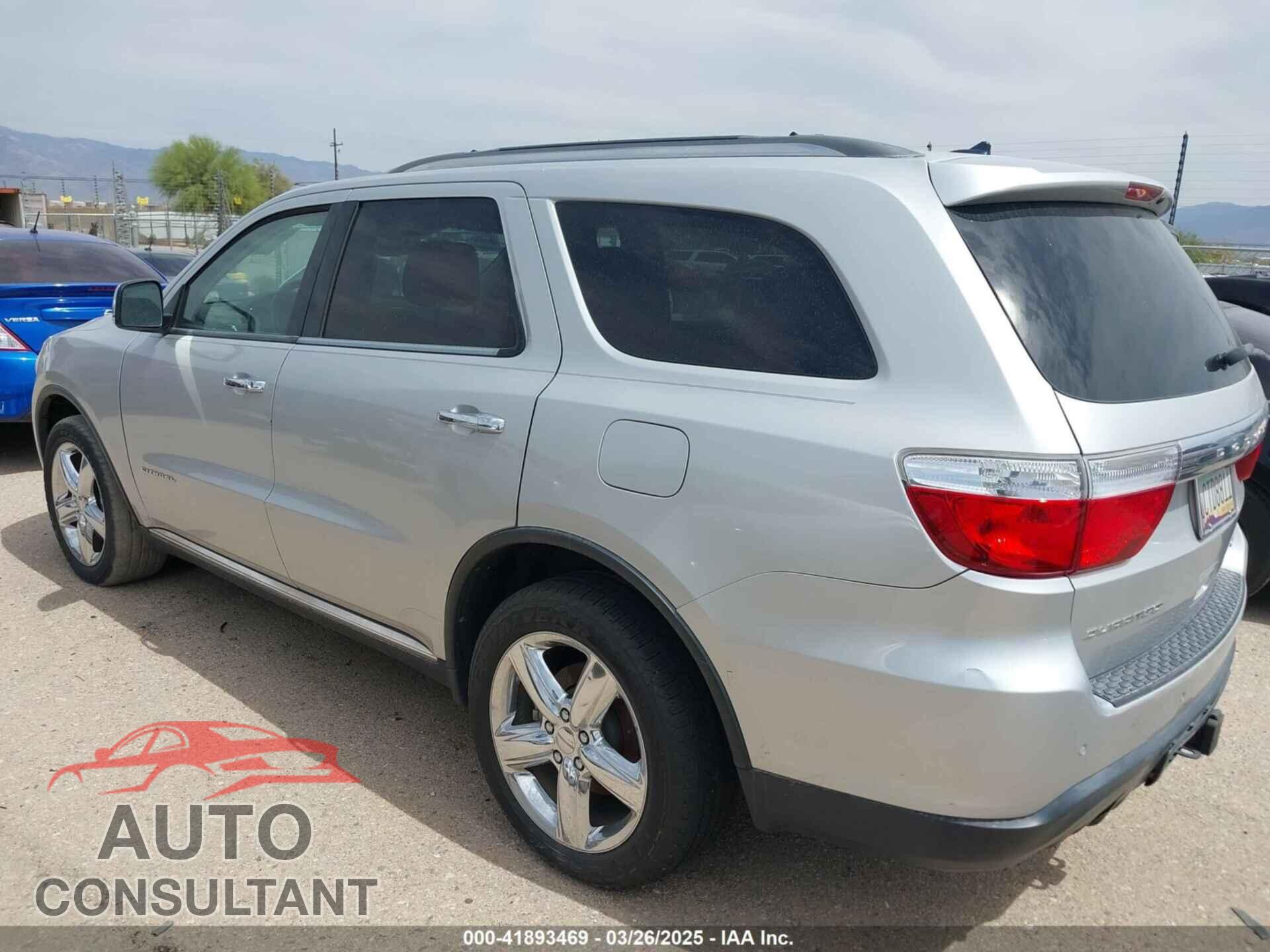 DODGE DURANGO 2013 - 1C4RDHEG5DC597263