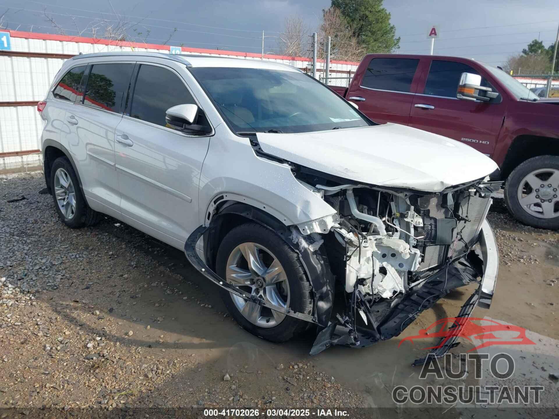 TOYOTA HIGHLANDER 2019 - 5TDYZRFH7KS311869