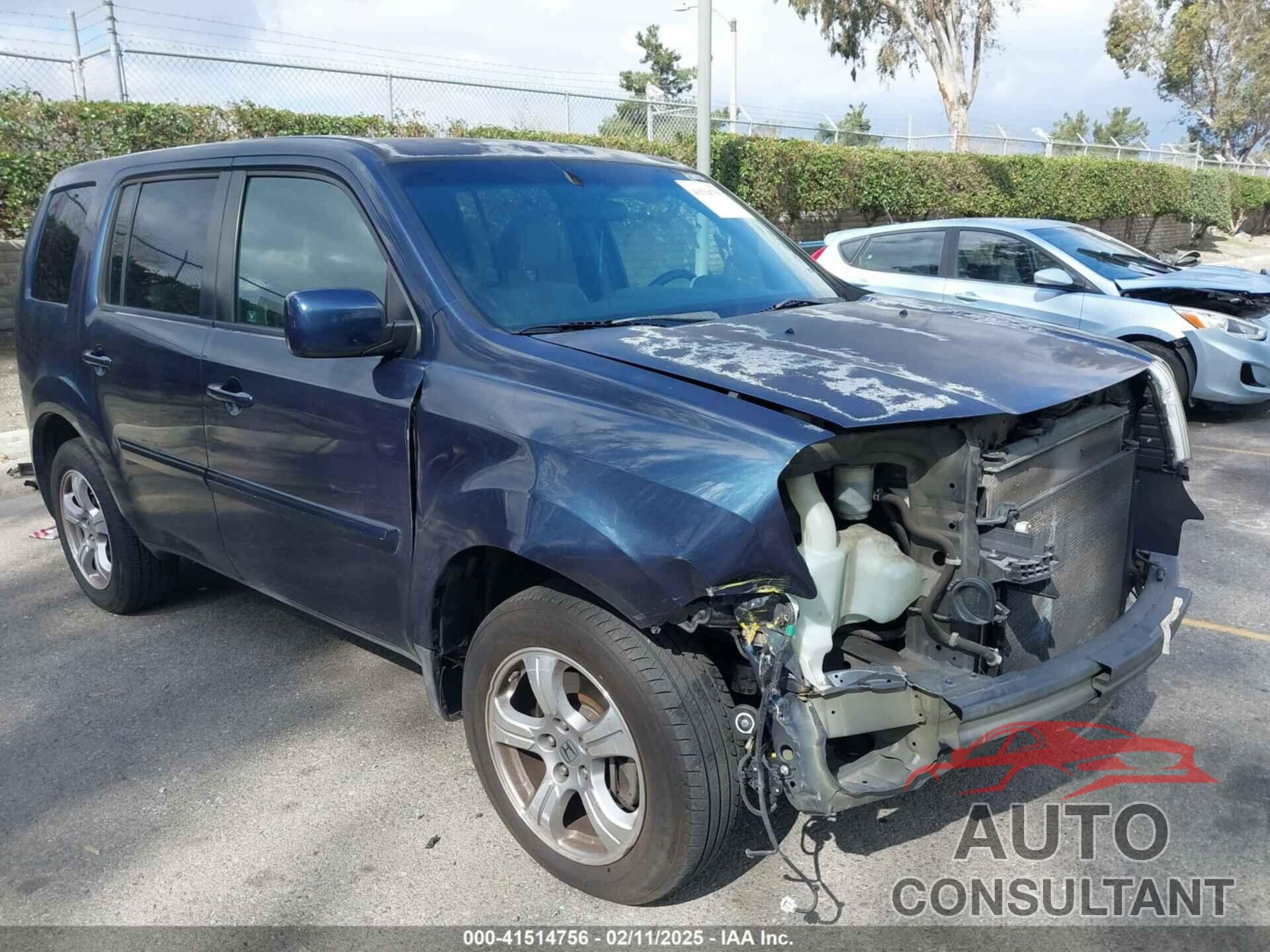HONDA PILOT 2012 - 5FNYF3H40CB010558
