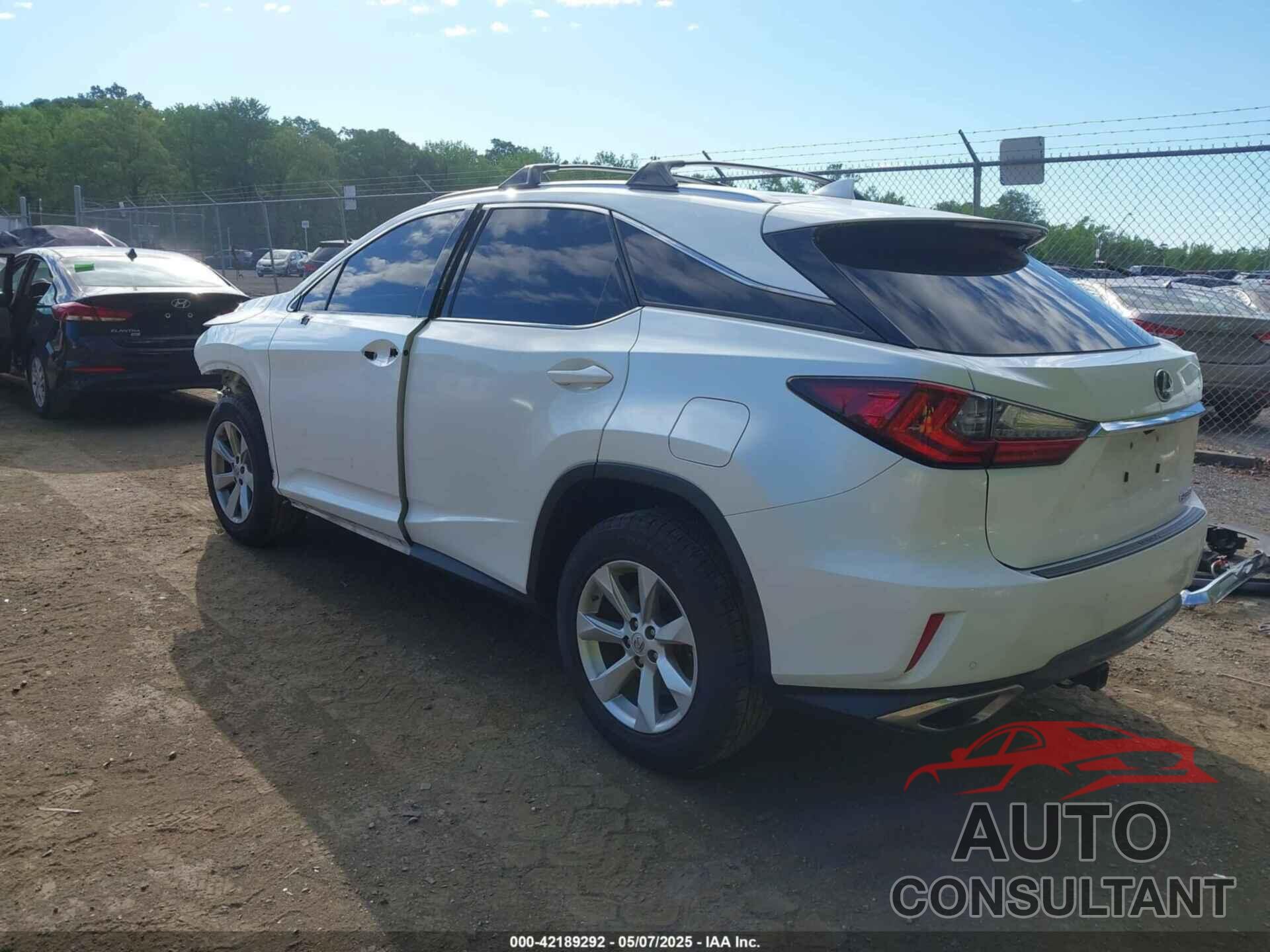 LEXUS RX 350 2017 - JTJBZMCA6H2027873