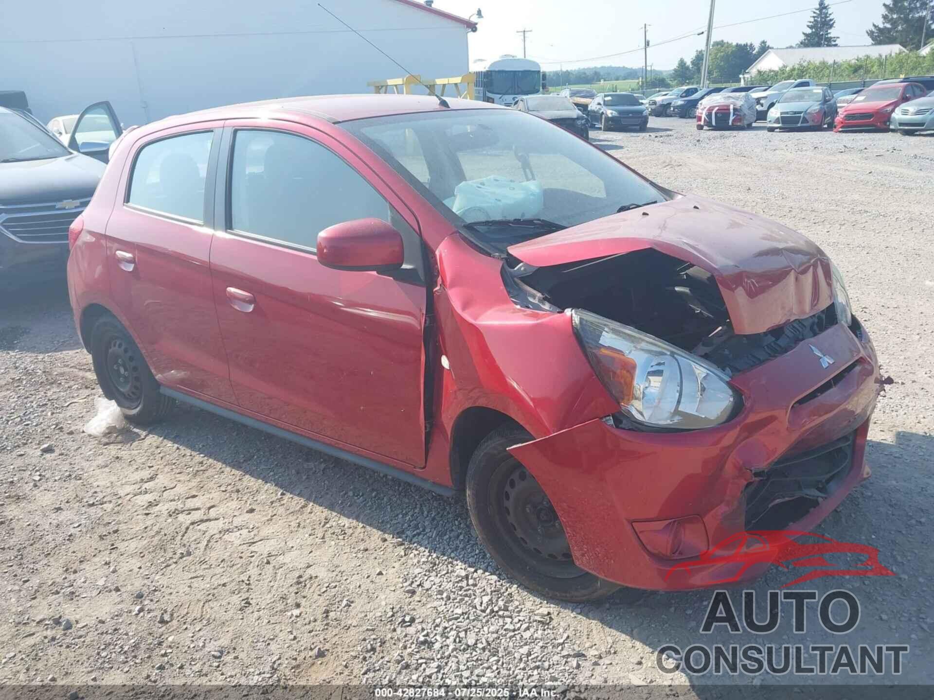 MITSUBISHI MIRAGE 2014 - ML32A3HJ9EH013670