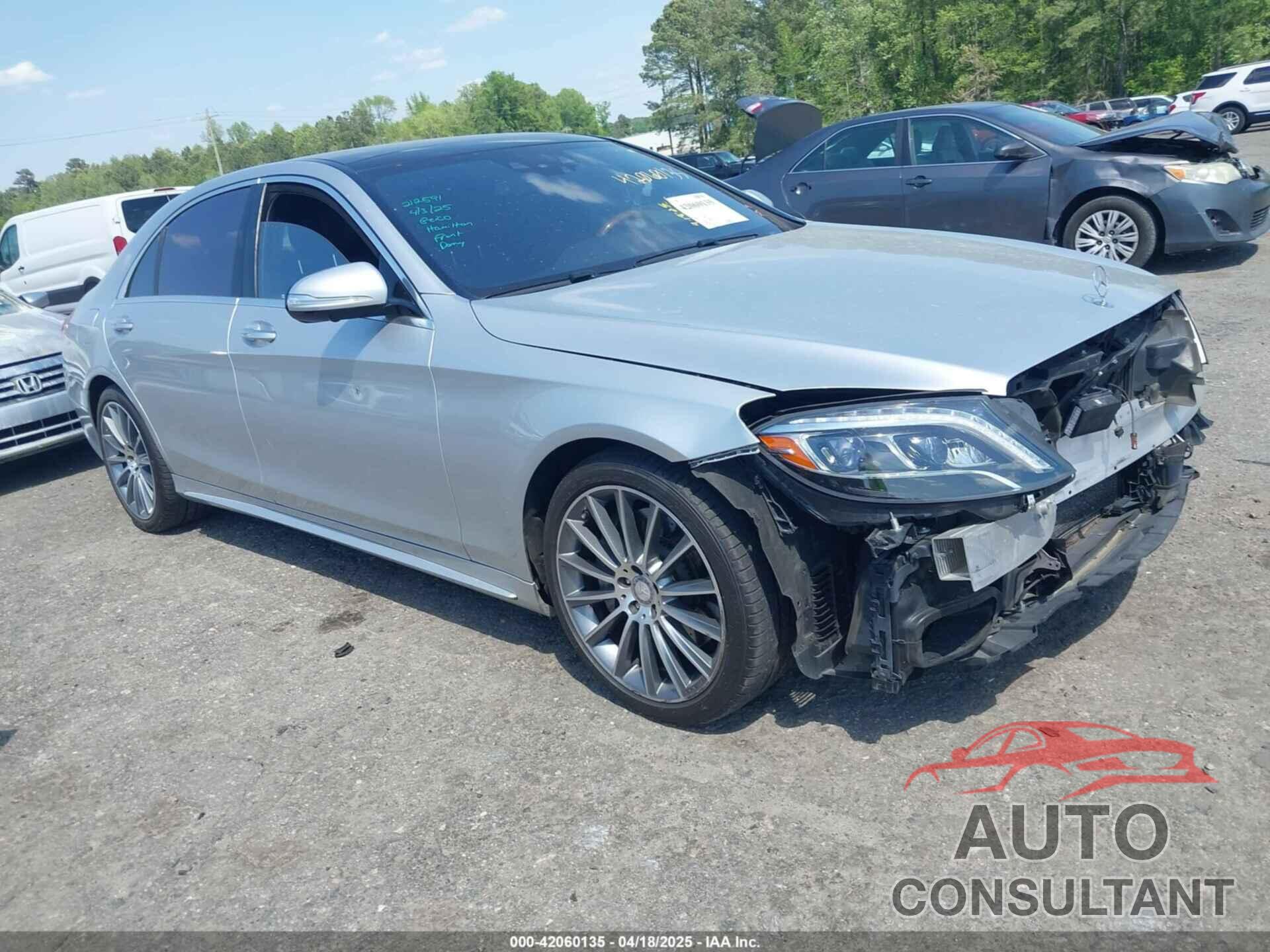 MERCEDES-BENZ S 550 2017 - WDDUG8FB9HA288147