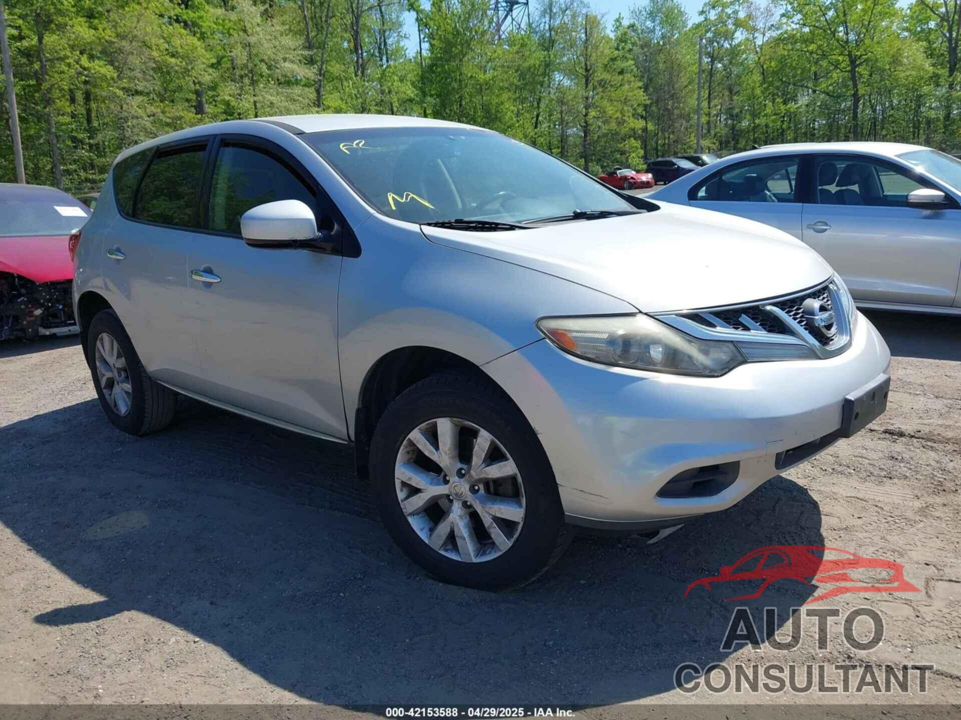 NISSAN MURANO 2012 - JN8AZ1MW8CW227408
