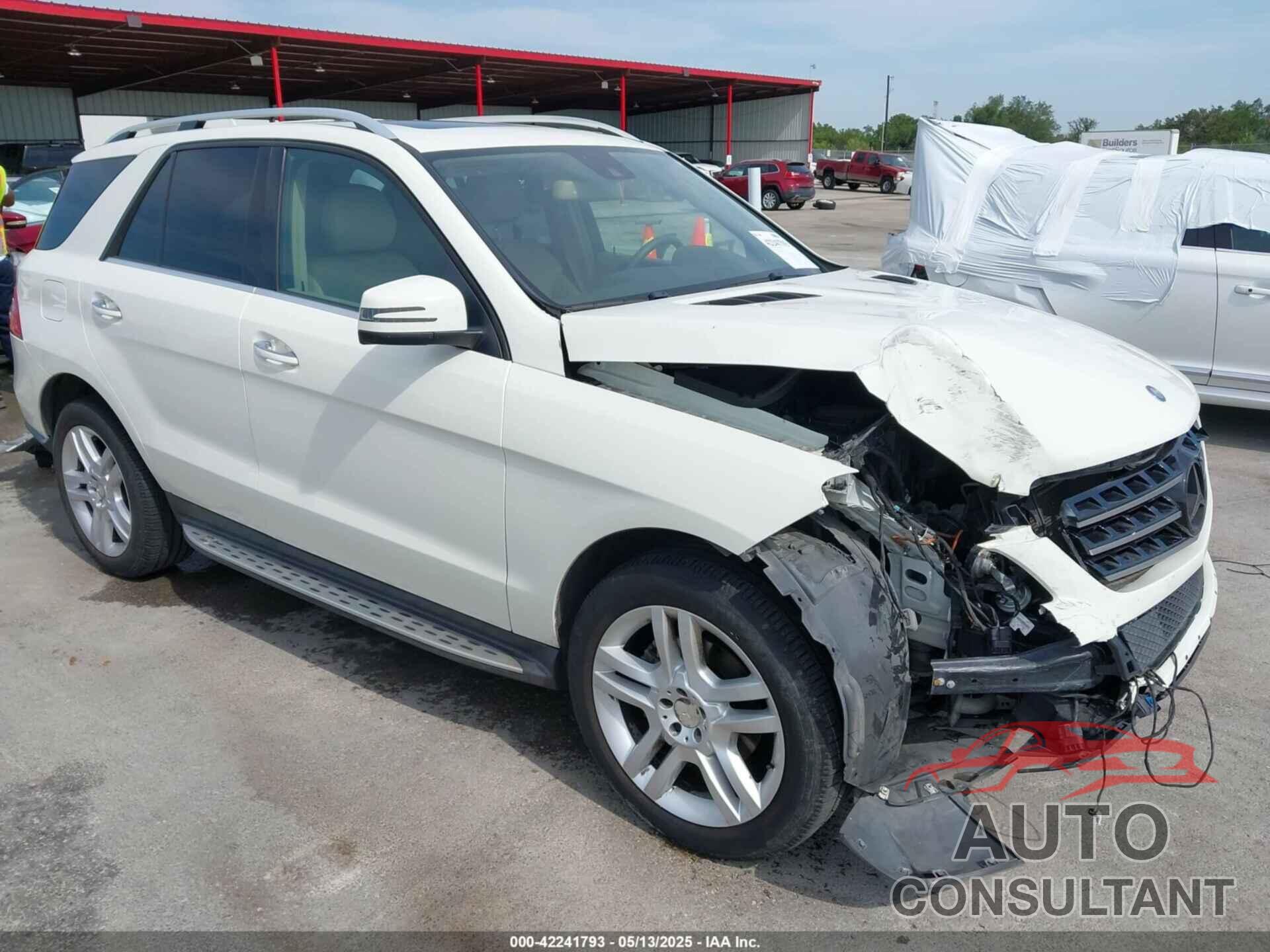 MERCEDES-BENZ ML 350 2013 - 4JGDA5HB2DA109489