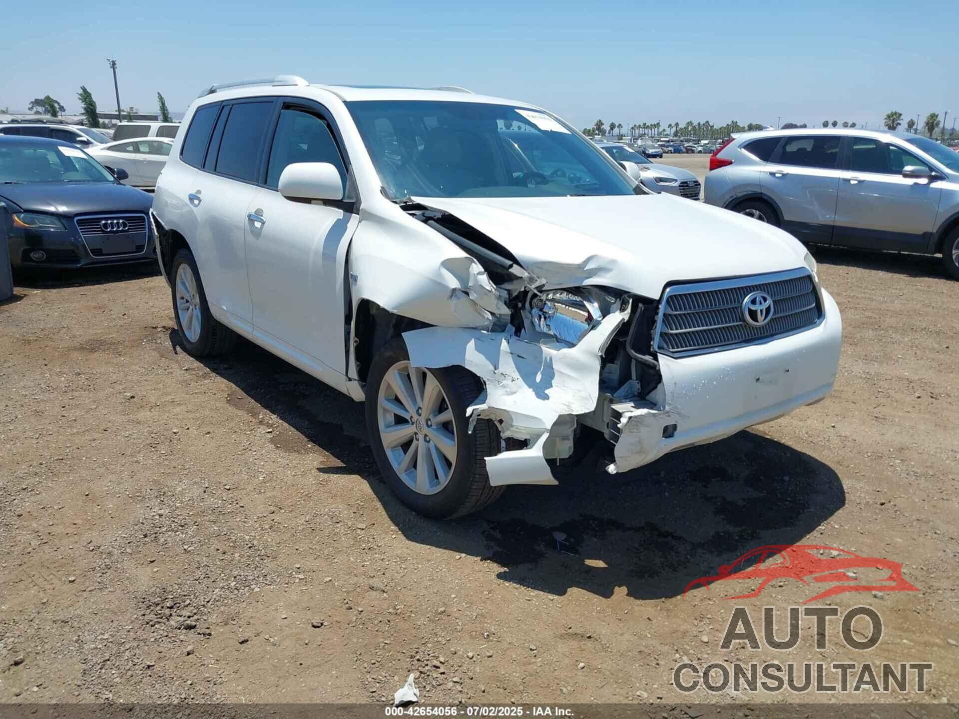 TOYOTA HIGHLANDER HYBRID 2010 - JTEJW3EH0A2041037