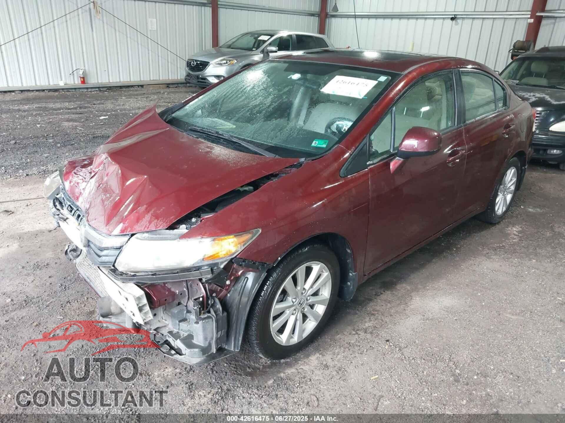 HONDA CIVIC 2012 - JHMFB2F83CS006105