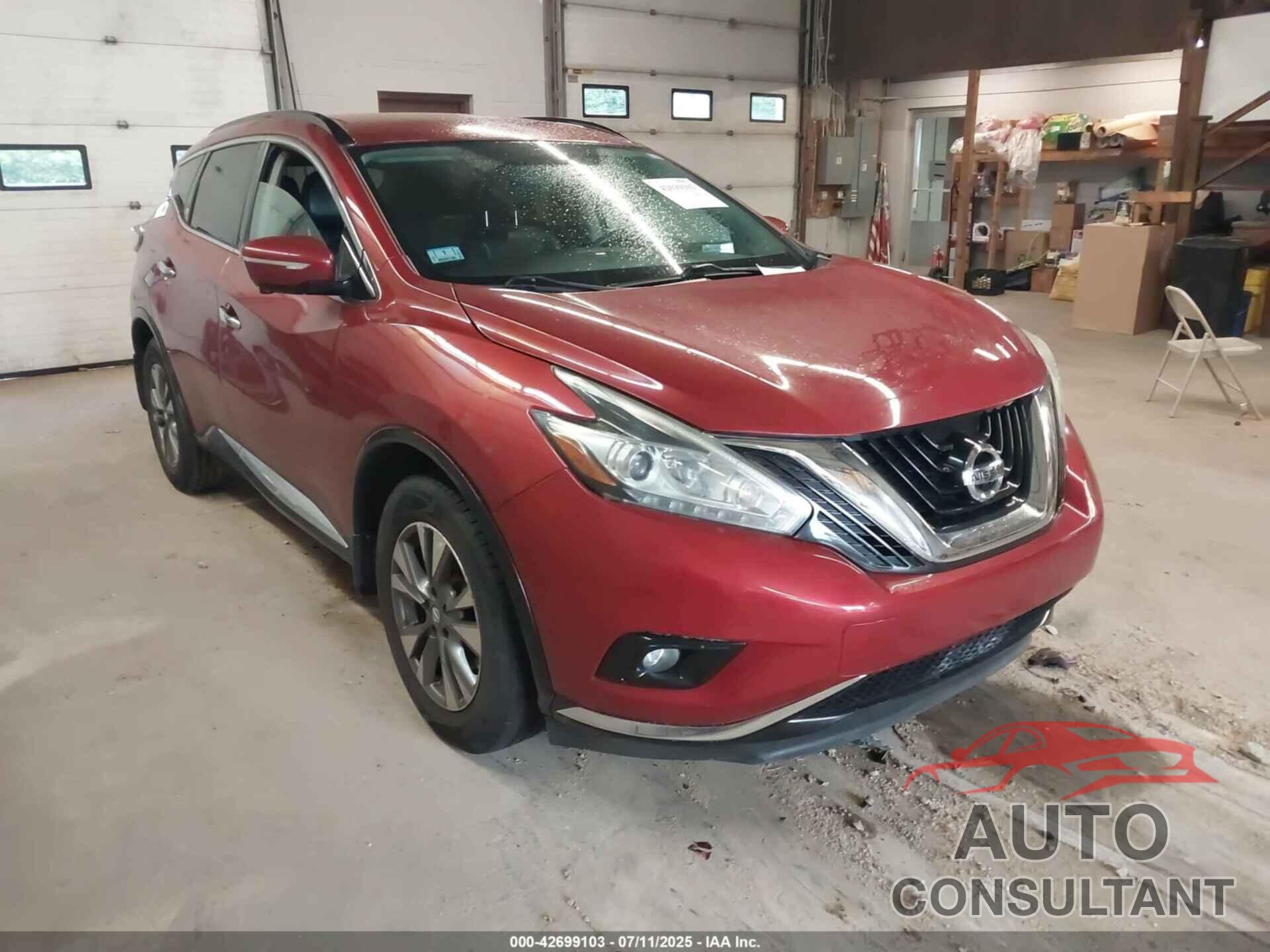 NISSAN MURANO 2015 - 5N1AZ2MHXFN234823