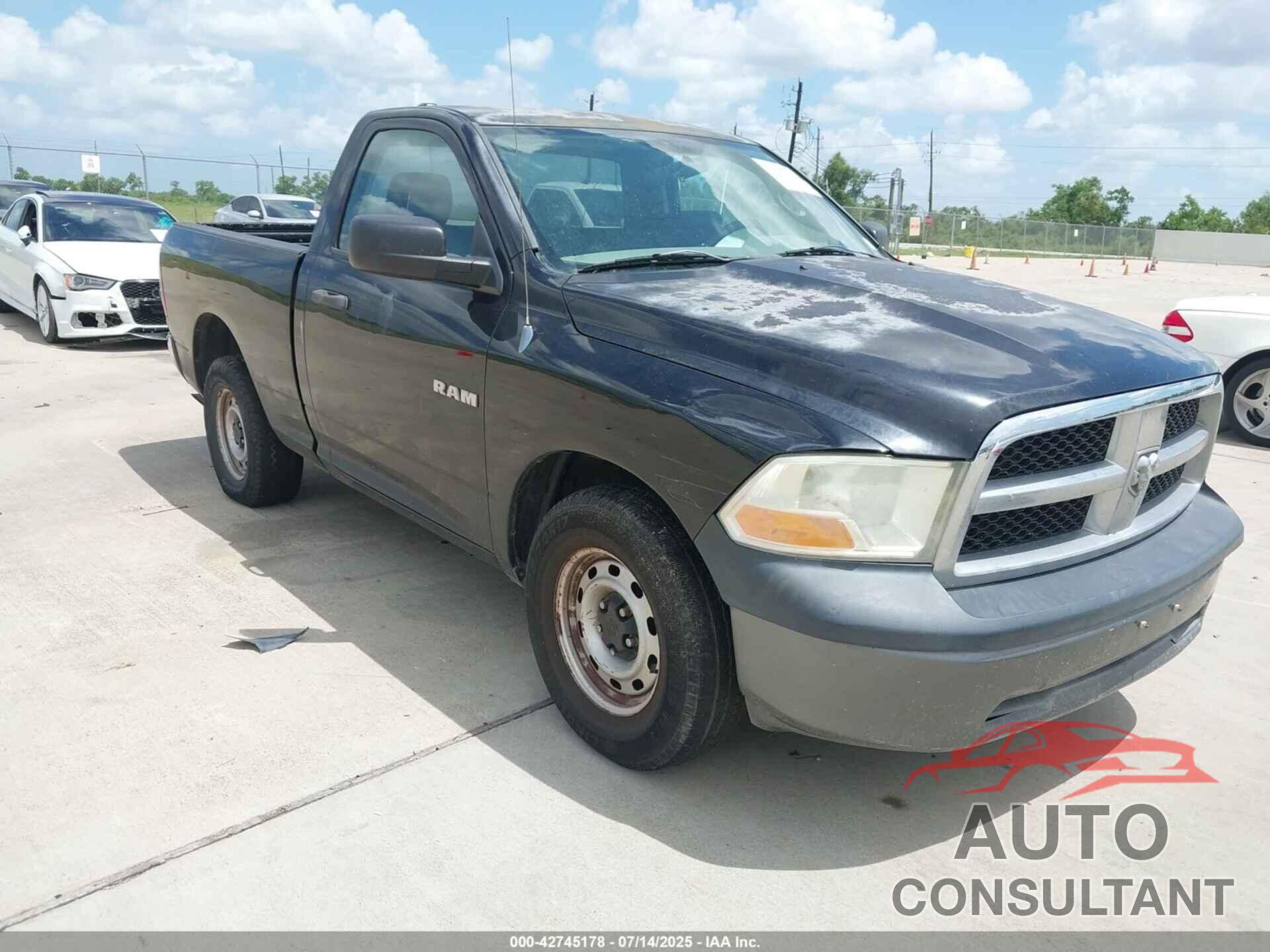 DODGE RAM 1500 2010 - 3D7JB1EK8AG148270