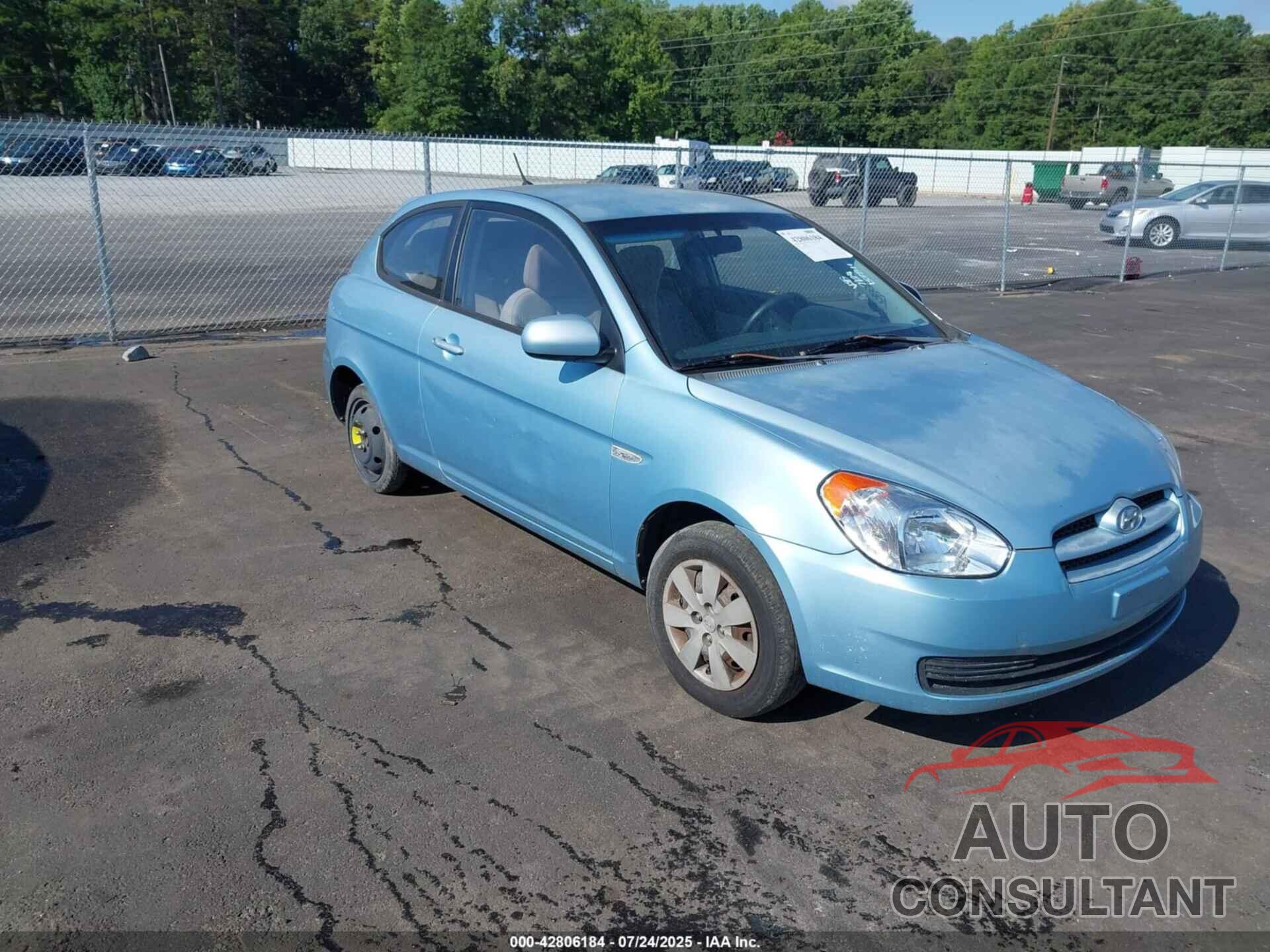 HYUNDAI ACCENT 2010 - KMHCM3AC8AU153811