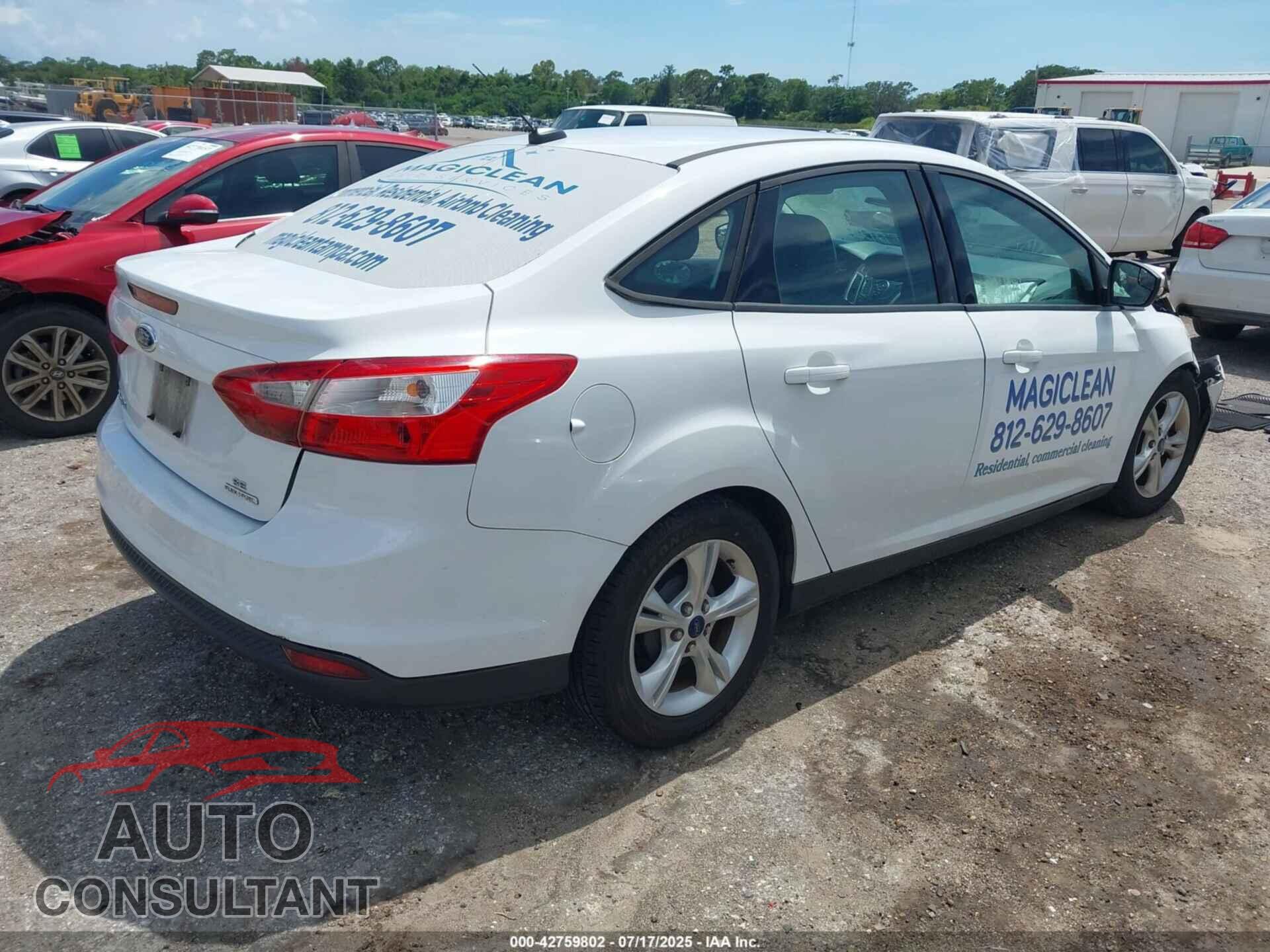 FORD FOCUS 2014 - 1FADP3F25EL458135