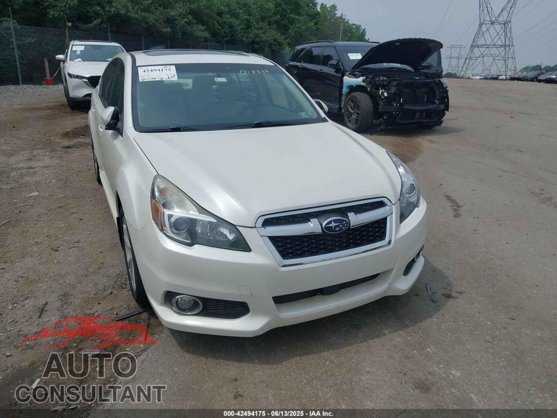 SUBARU LEGACY 2014 - 4S3BMDL68E2017337