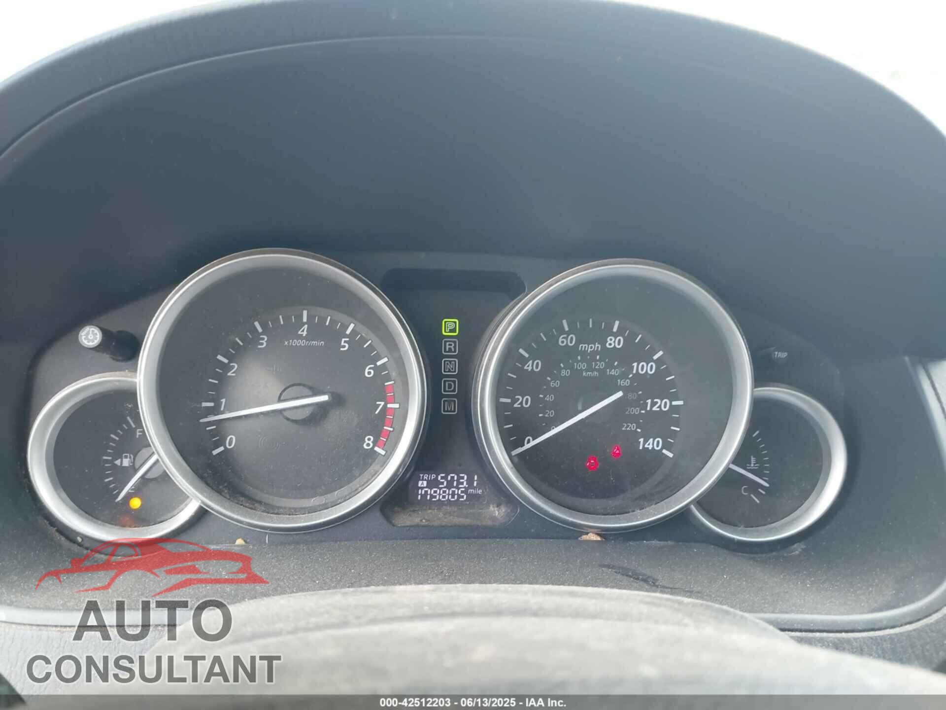 MAZDA CX-9 2015 - JM3TB2CA4F0465730