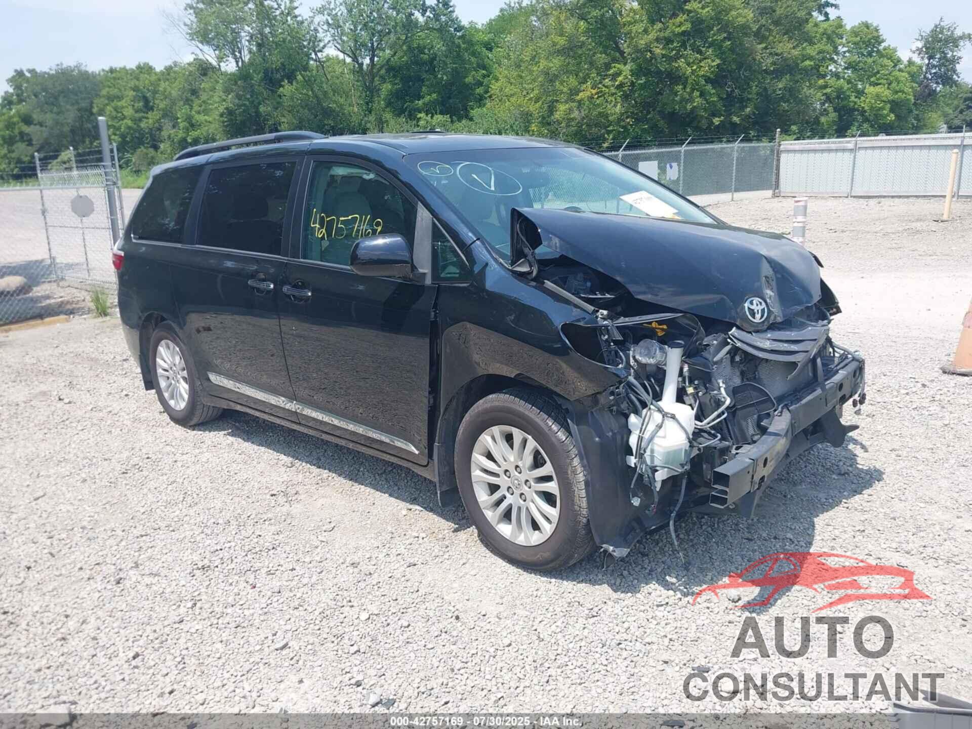 TOYOTA SIENNA 2016 - 5TDYK3DCXGS748104
