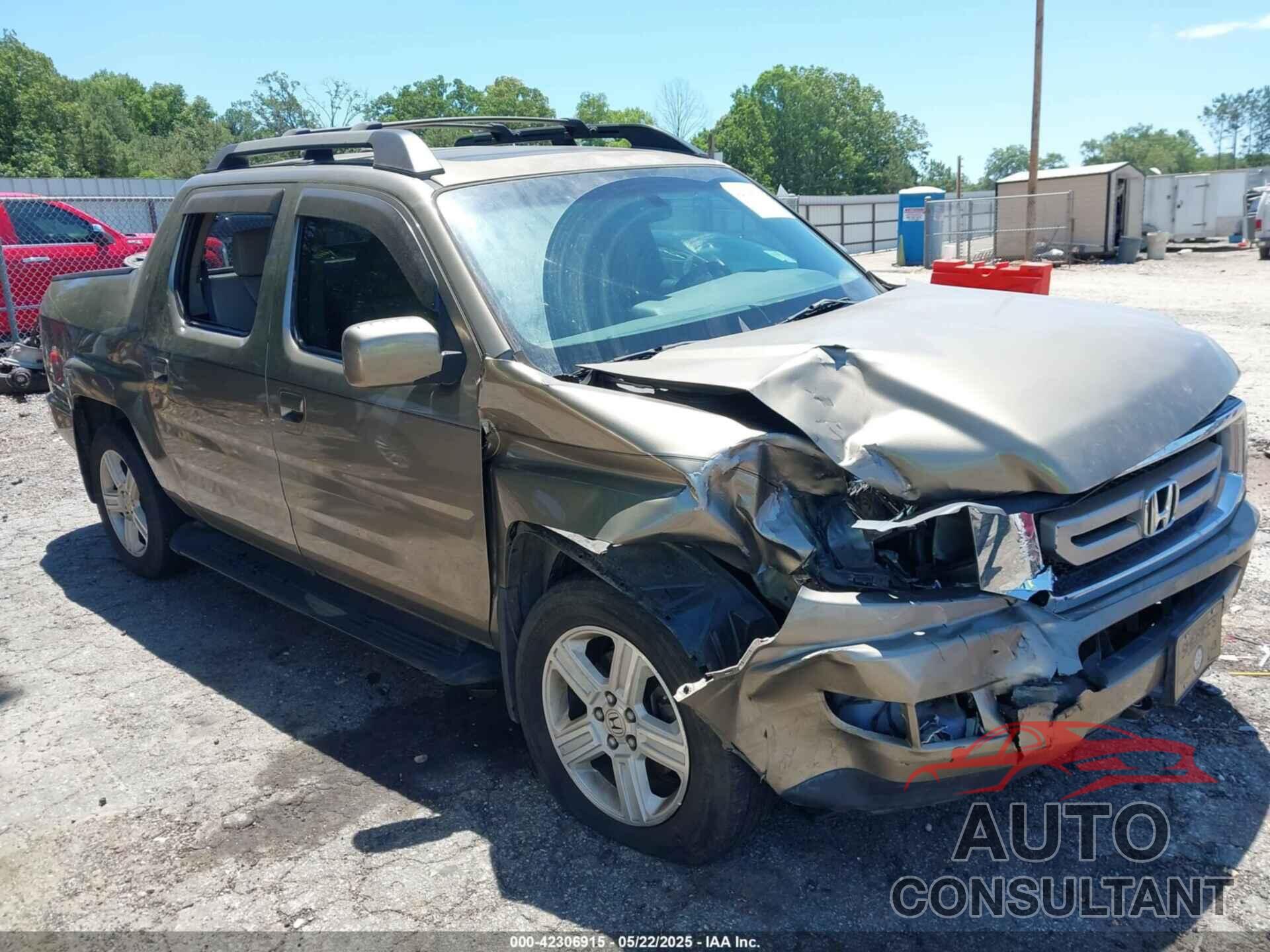 HONDA RIDGELINE 2011 - 5FPYK1F57BB452321