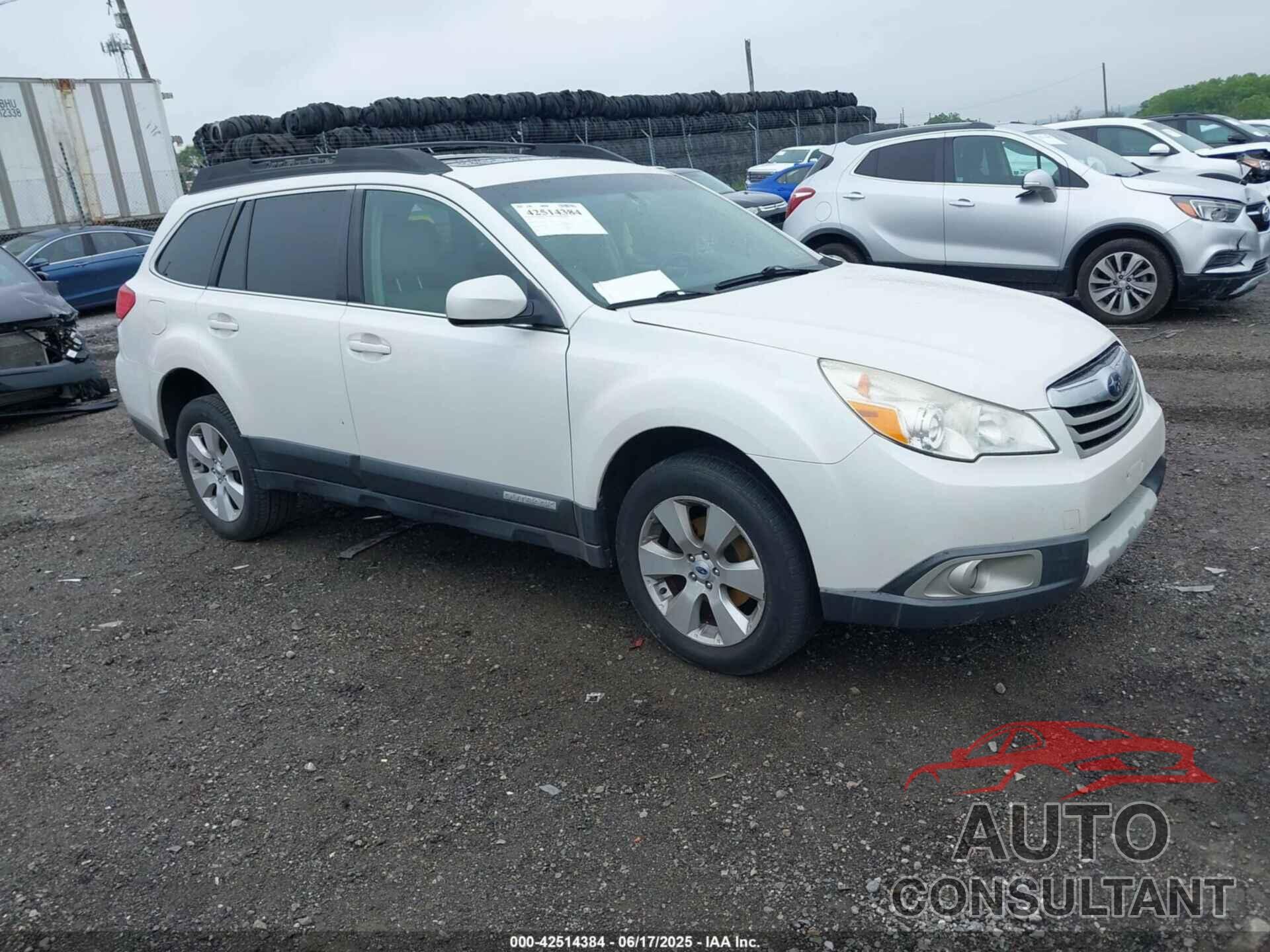 SUBARU OUTBACK 2011 - 4S4BRBKC4B3444027
