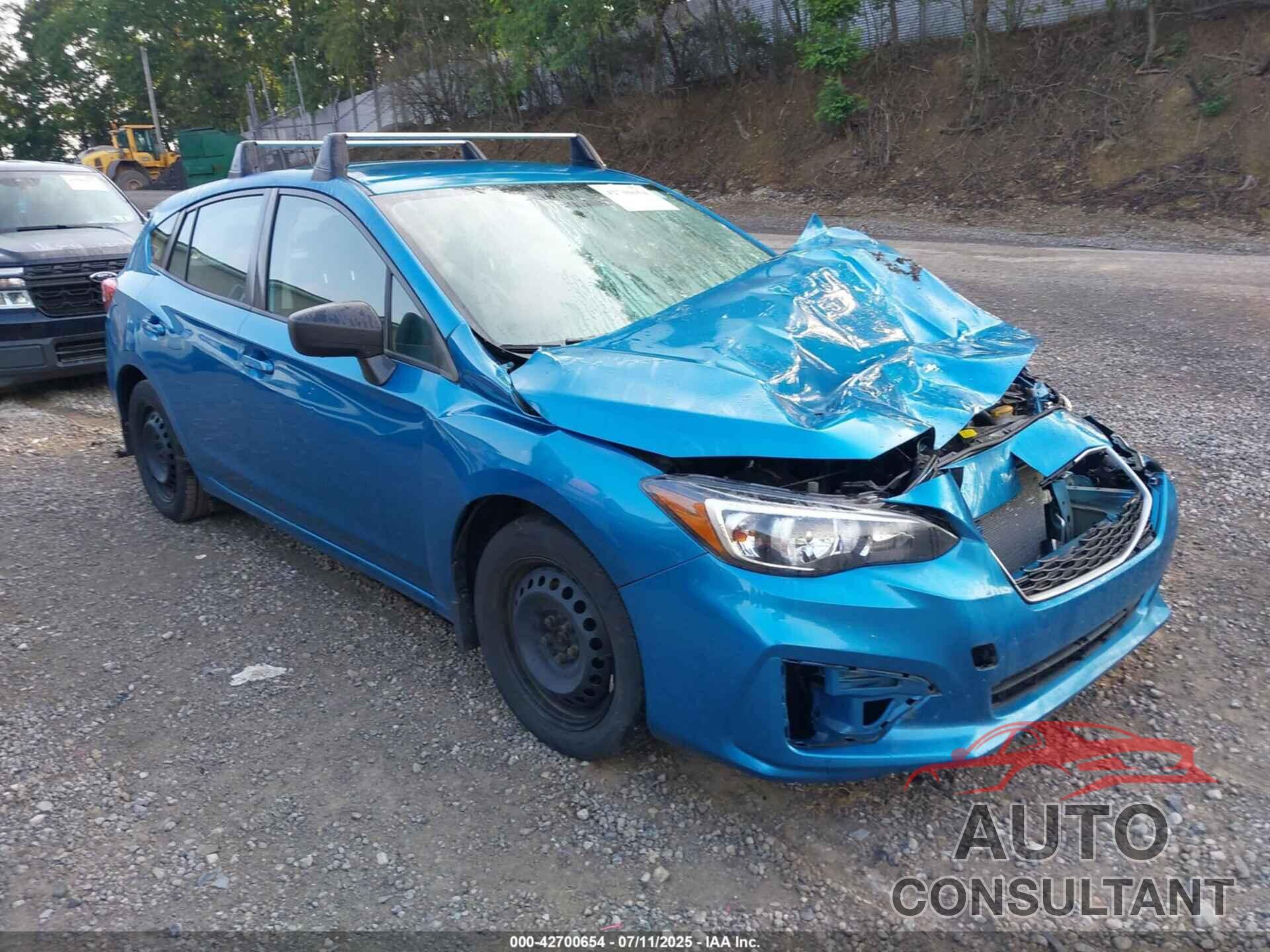 SUBARU IMPREZA 2018 - 4S3GTAA67J3704534