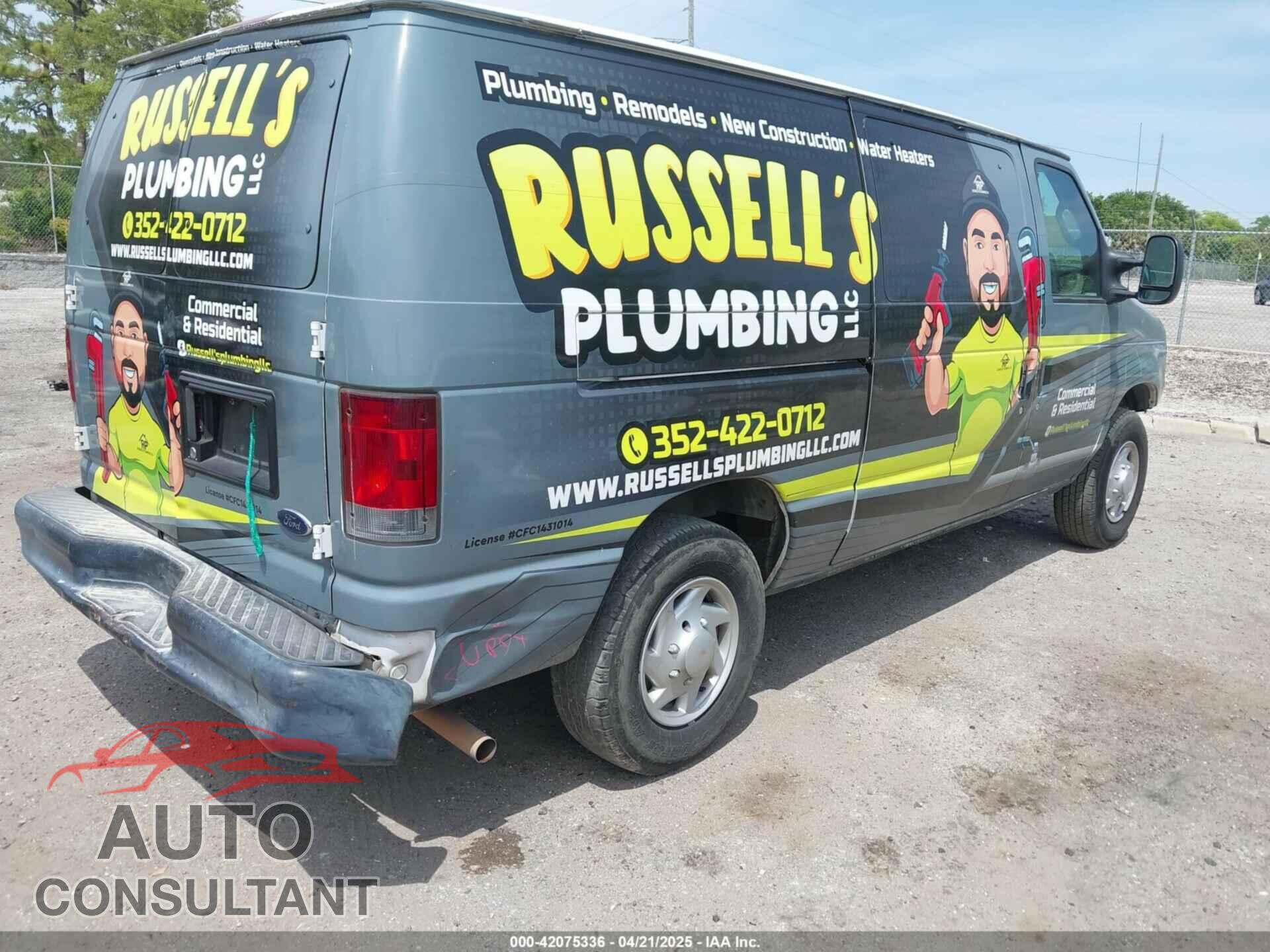 FORD E-150 2011 - 1FTNE1EW7BDA30778