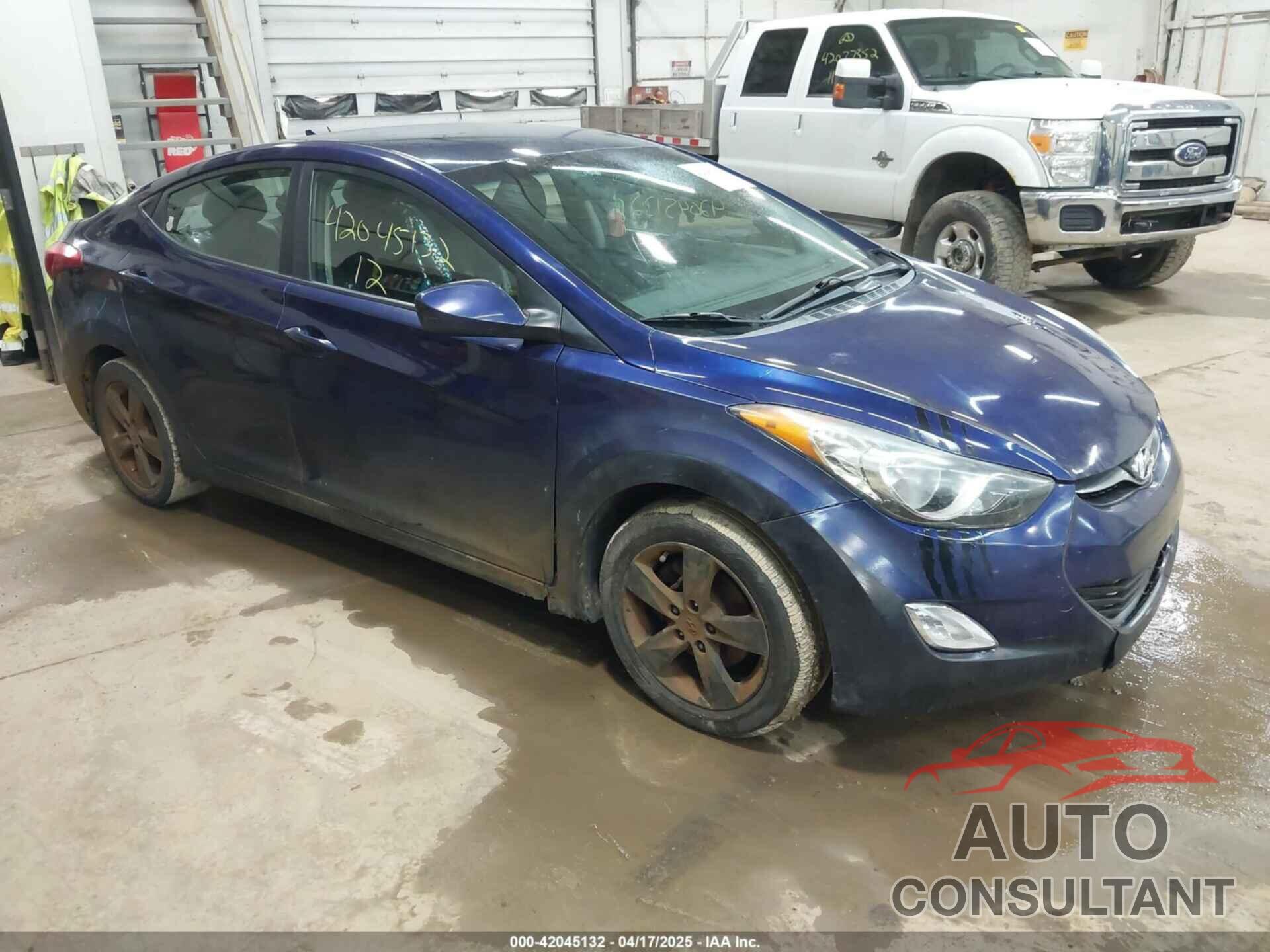 HYUNDAI ELANTRA 2012 - 5NPDH4AE3CH064083