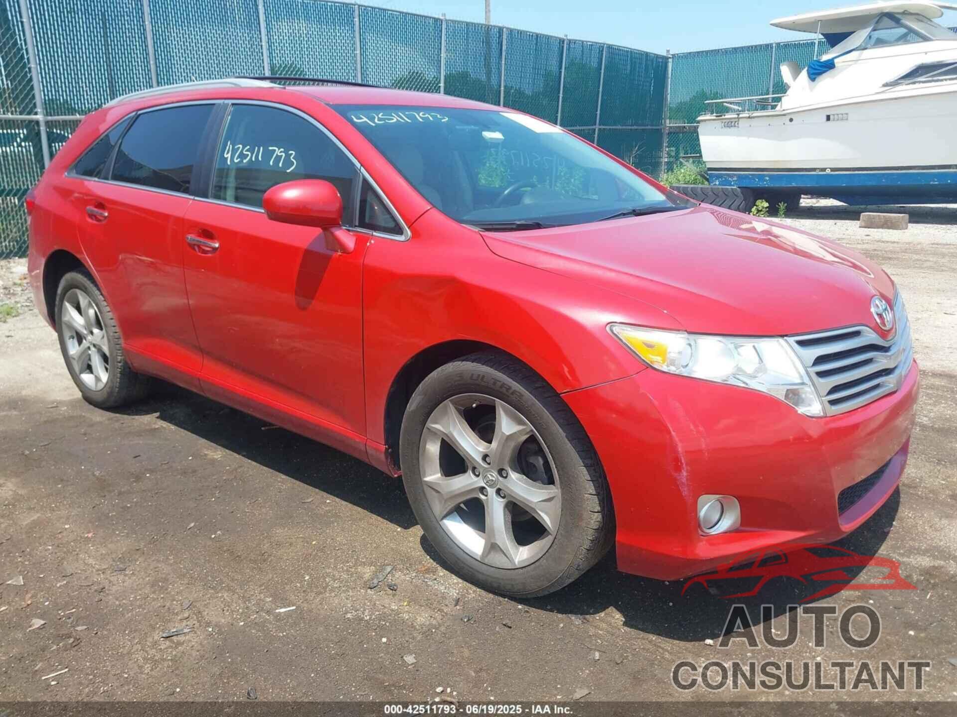 TOYOTA VENZA 2011 - 4T3BK3BB8BU046354