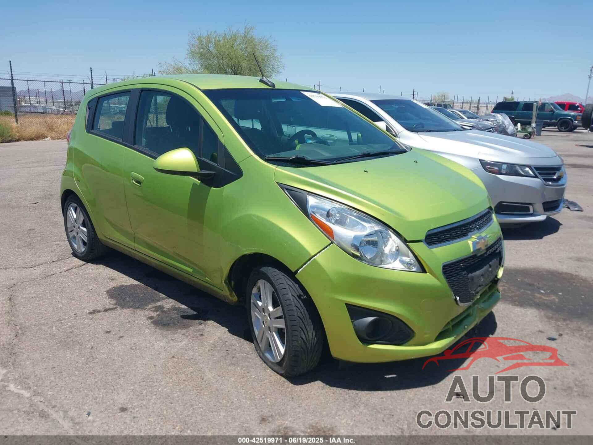 CHEVROLET SPARK 2013 - KL8CB6S91DC601470