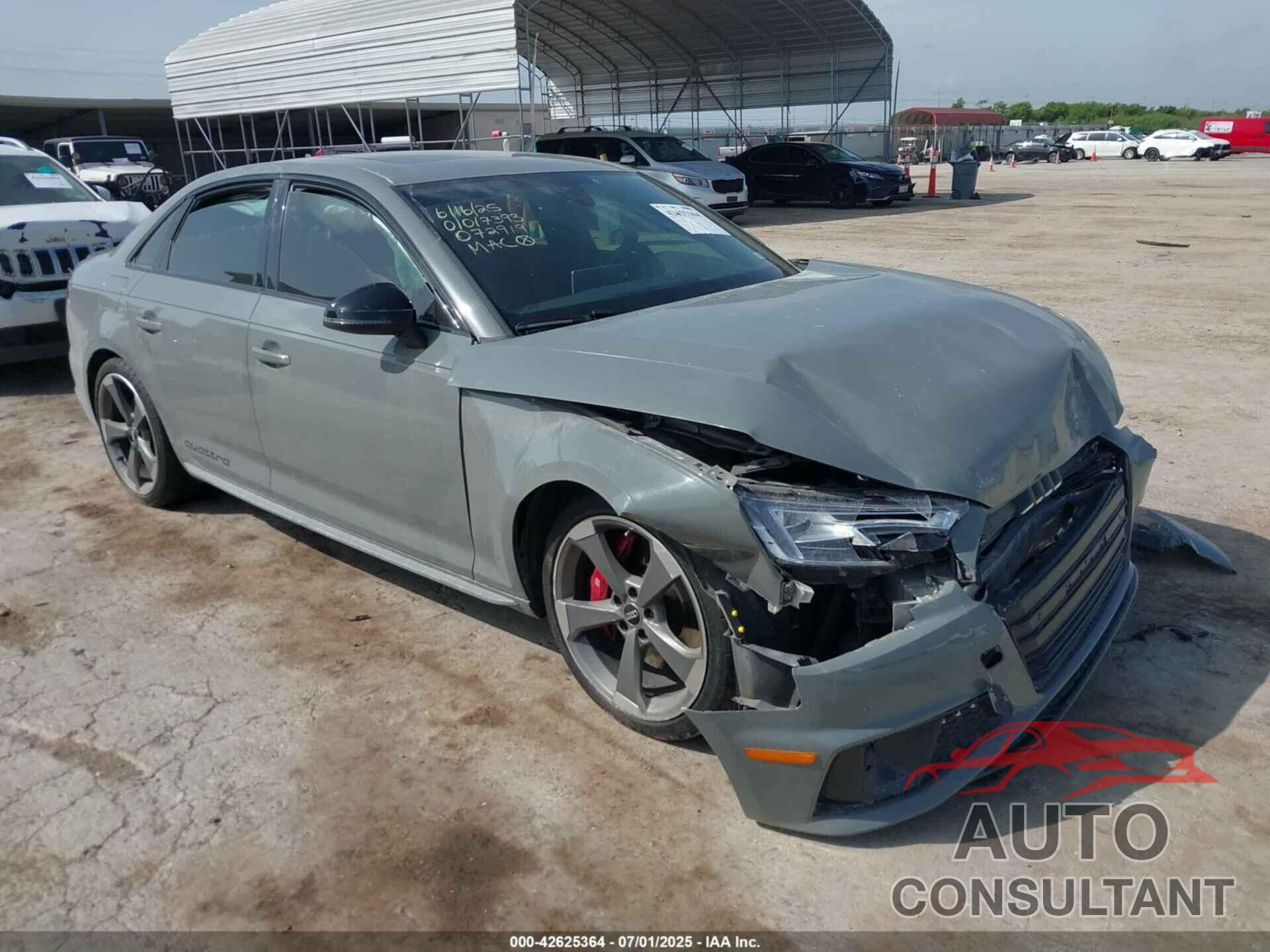 AUDI S4 2019 - WAUB4AF49KA072919