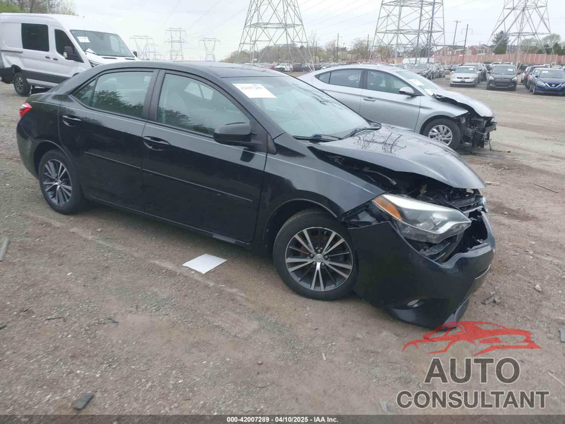 TOYOTA COROLLA 2016 - 2T1BURHE8GC687116