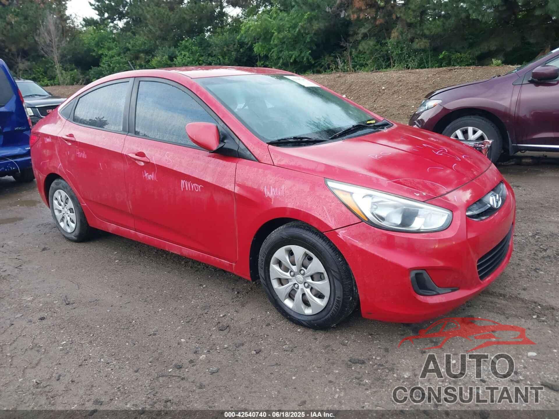 HYUNDAI ACCENT 2016 - KMHCT4AE2GU136070