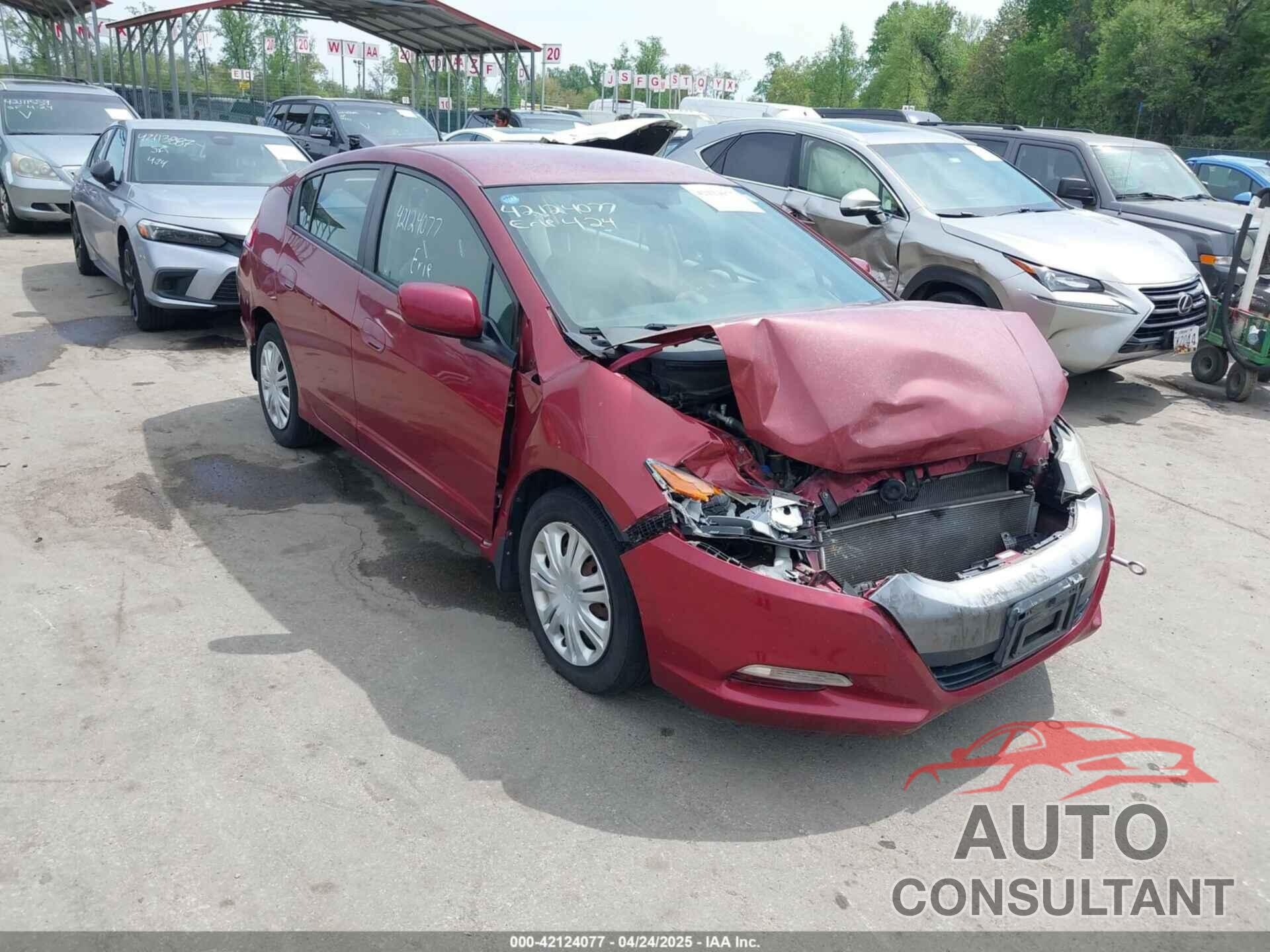 HONDA INSIGHT 2010 - JHMZE2H59AS009191