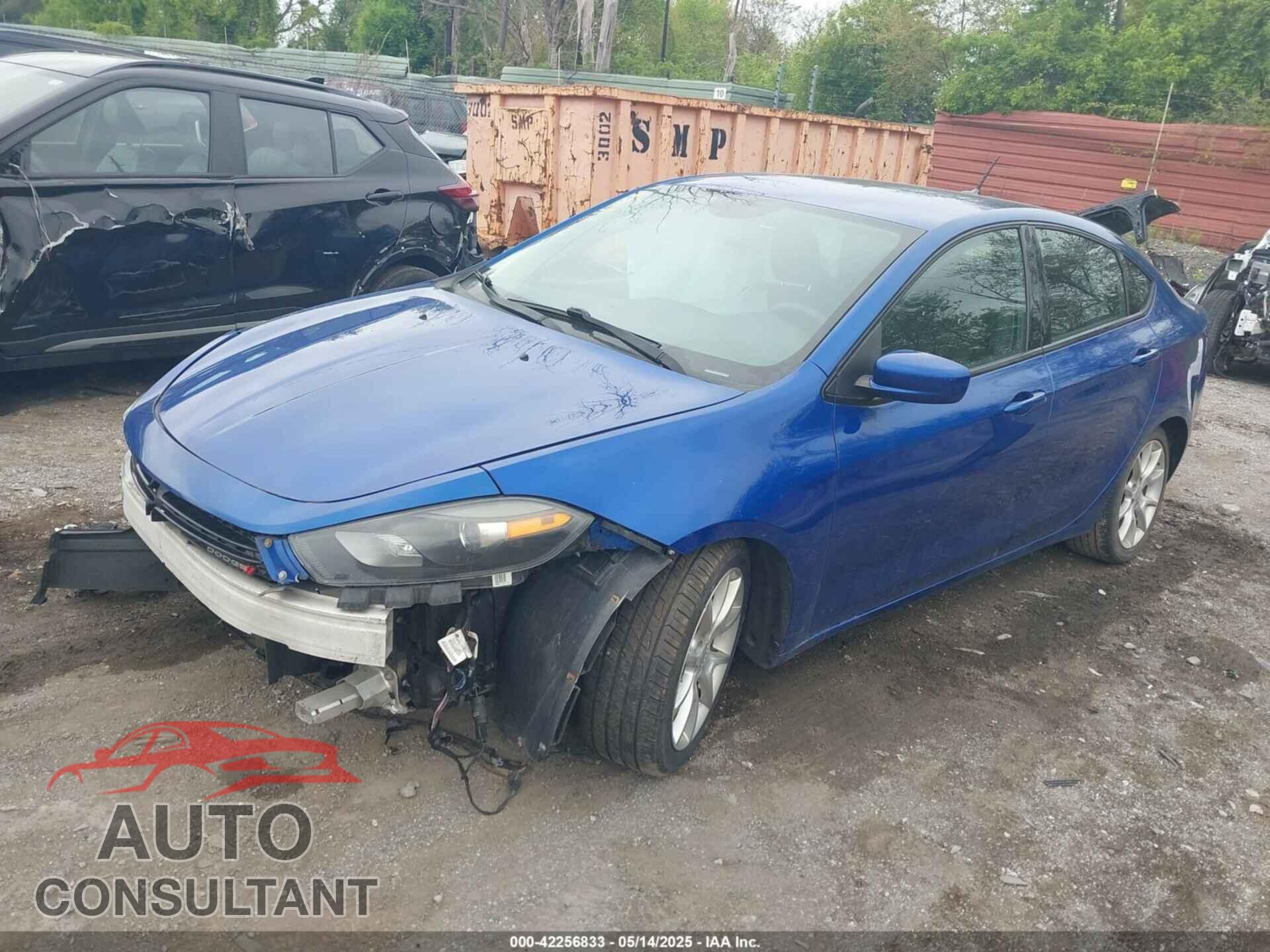 DODGE DART 2013 - 1C3CDFBA2DD292912
