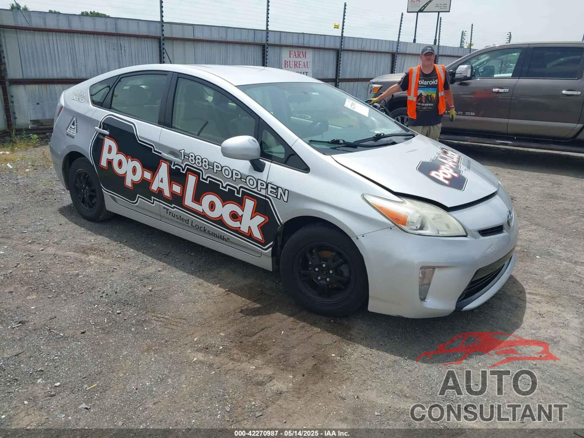TOYOTA PRIUS 2013 - JTDKN3DU3D5704663