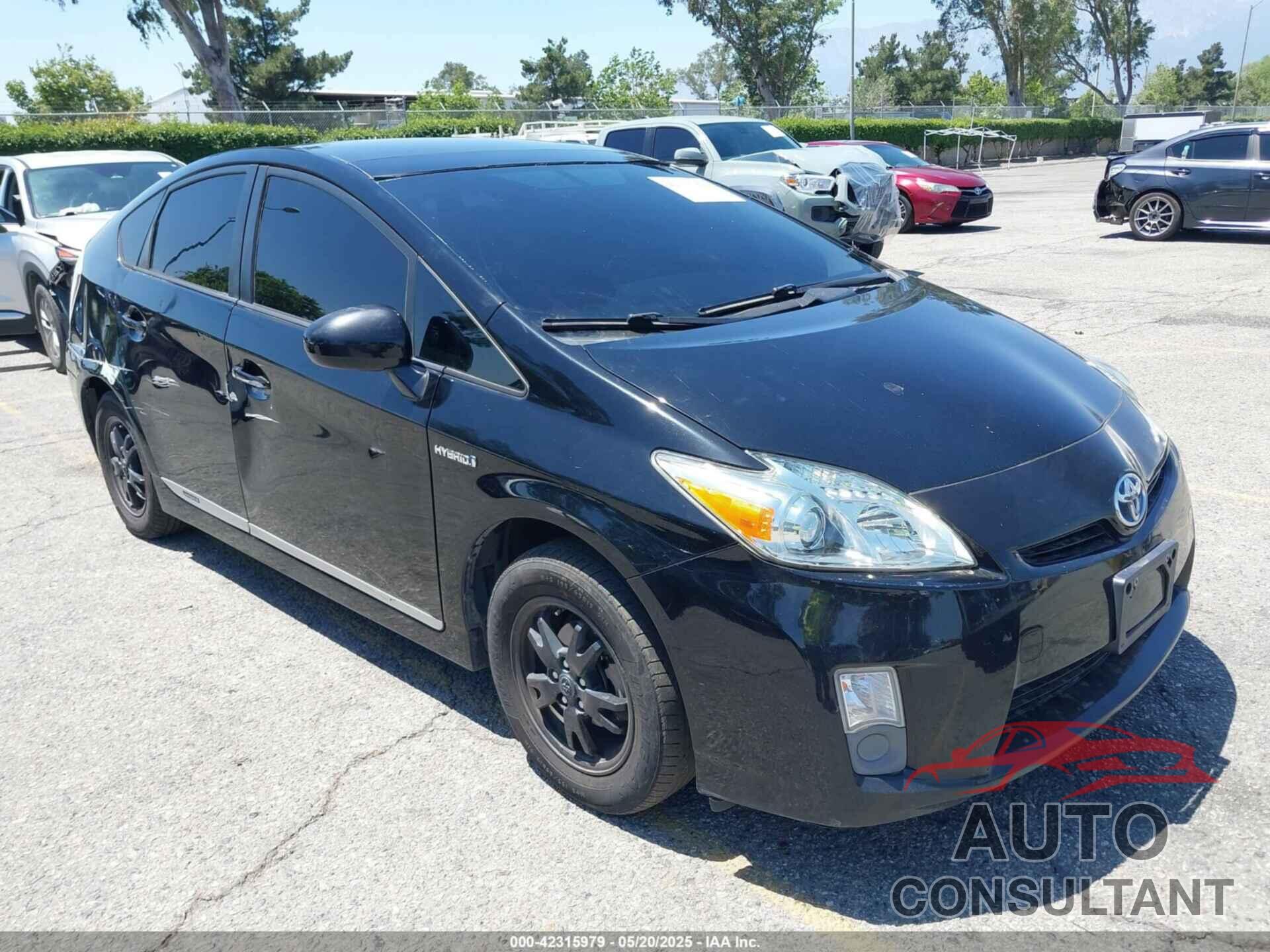 TOYOTA PRIUS 2011 - JTDKN3DUXB1375772