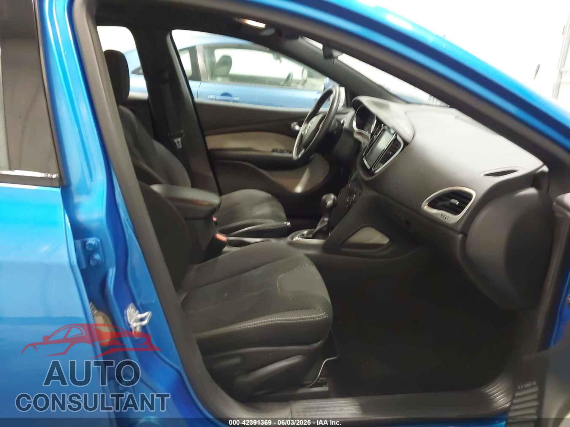 DODGE DART 2015 - 1C3CDFBB1FD165807