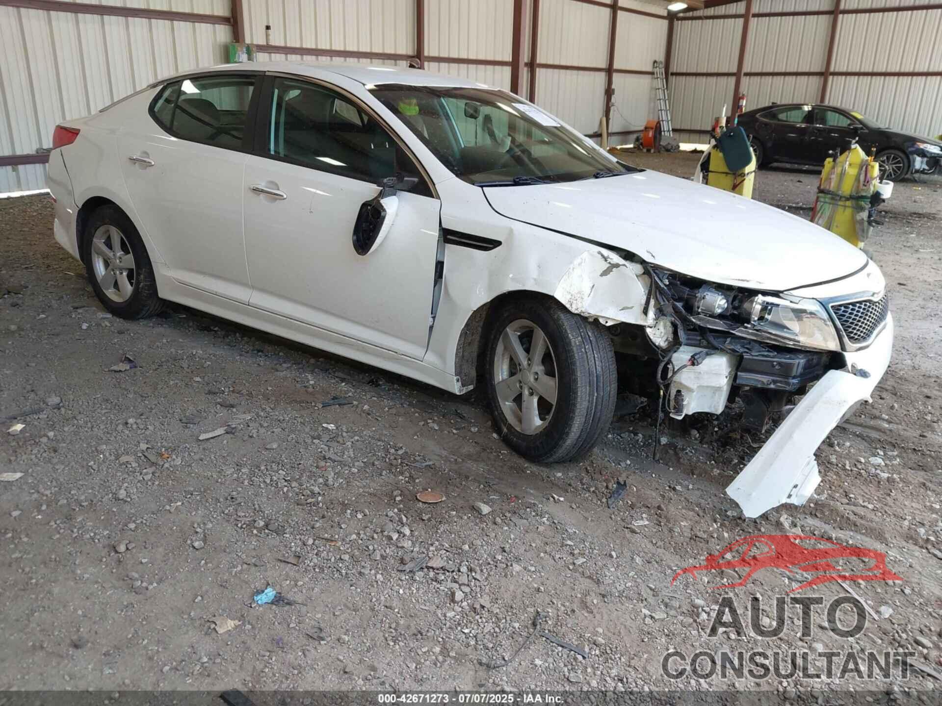 KIA OPTIMA 2015 - KNAGM4A71F5646131