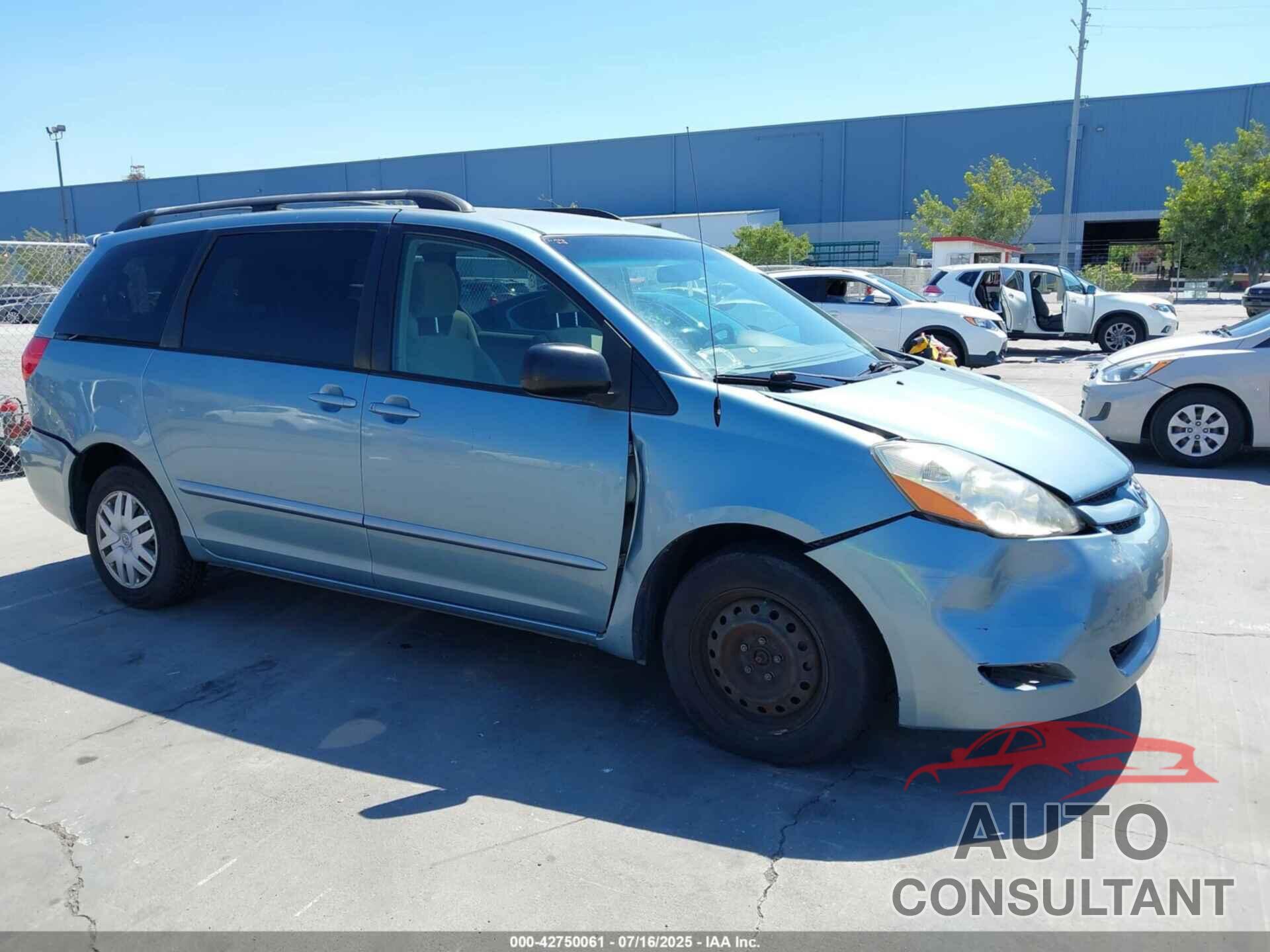 TOYOTA SIENNA 2009 - 5TDZK23C99S252679