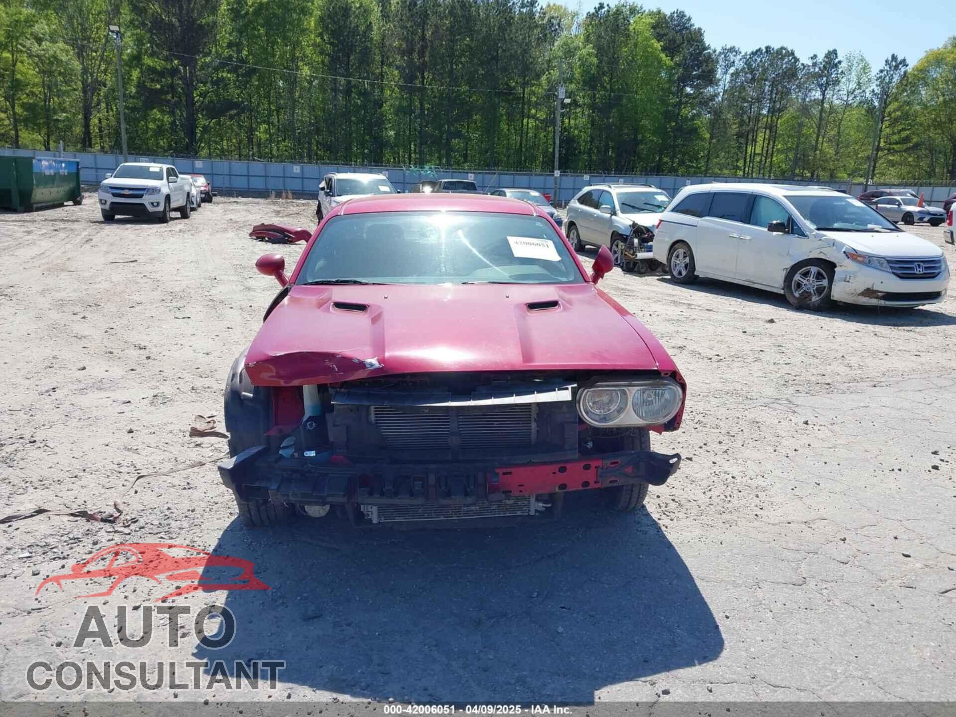 DODGE CHALLENGER 2013 - 2C3CDYAG2DH511453