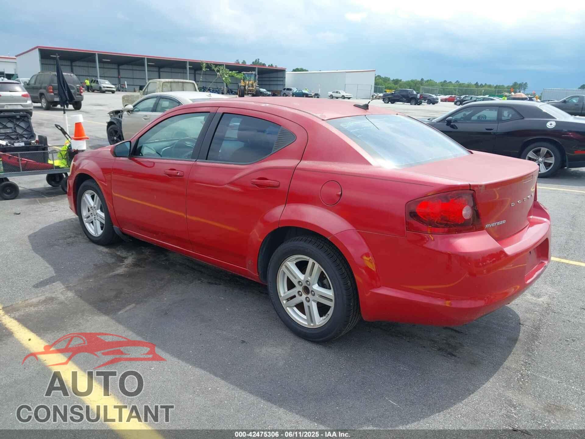 DODGE AVENGER 2012 - 1C3CDZCB5CN112128