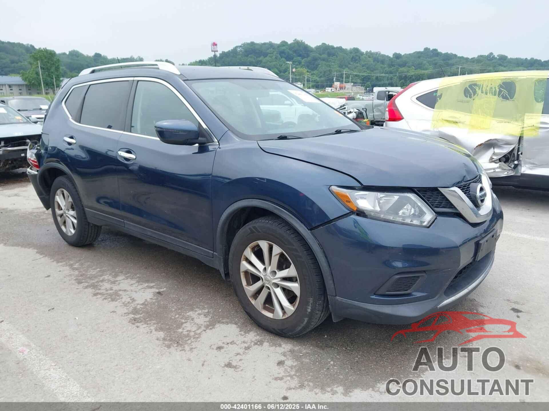 NISSAN ROGUE 2016 - KNMAT2MV9GP724896