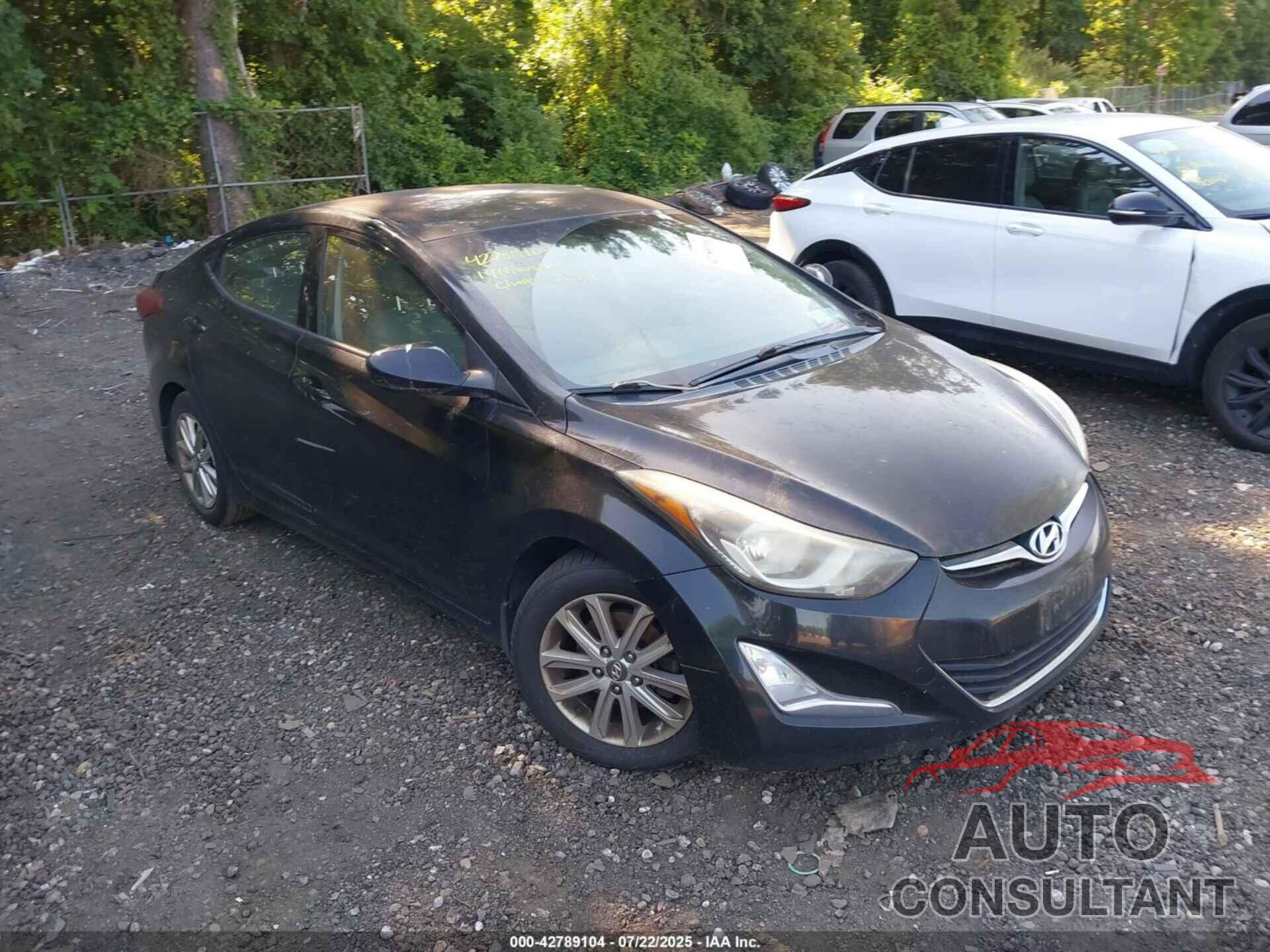 HYUNDAI ELANTRA 2014 - KMHDH4AE4EU152063